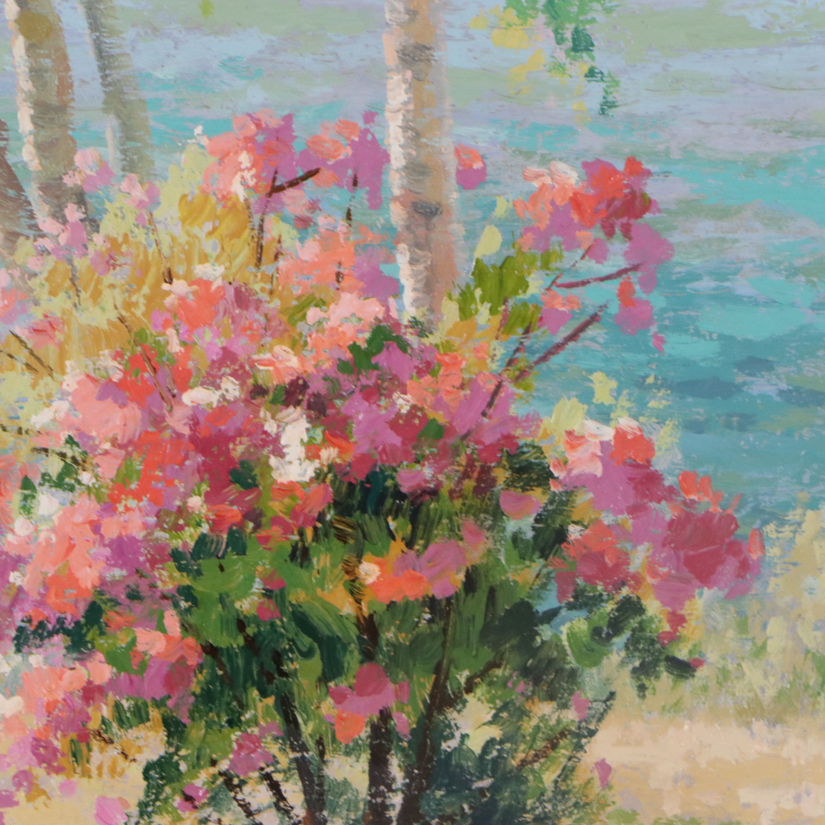 Zhou Oil Painting "My Secret Place," Circa 2026