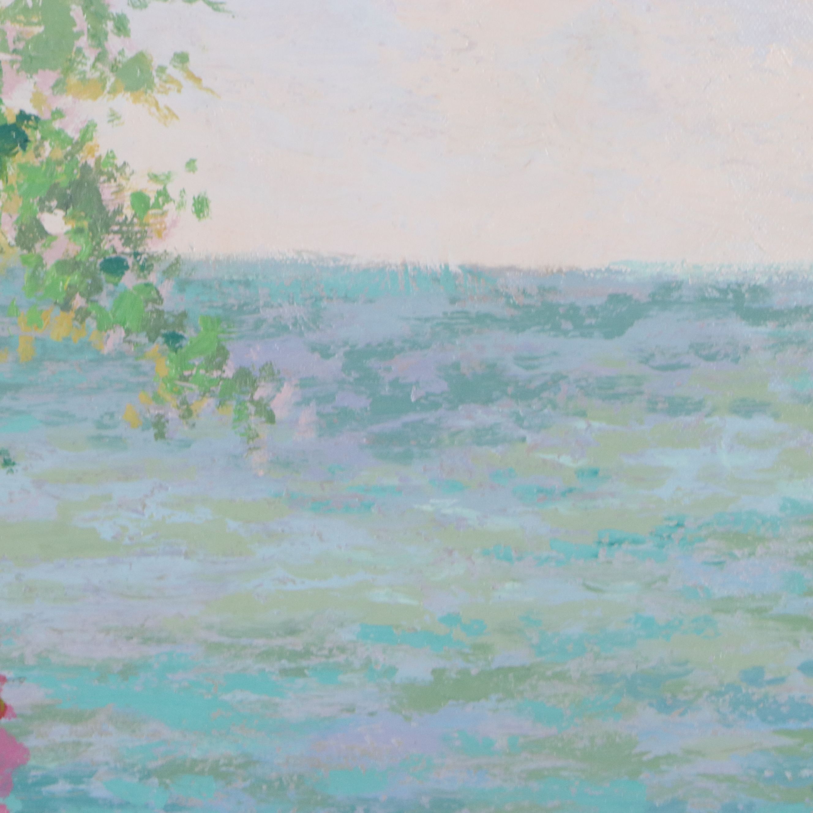 Zhou Oil Painting "My Secret Place," Circa 2026