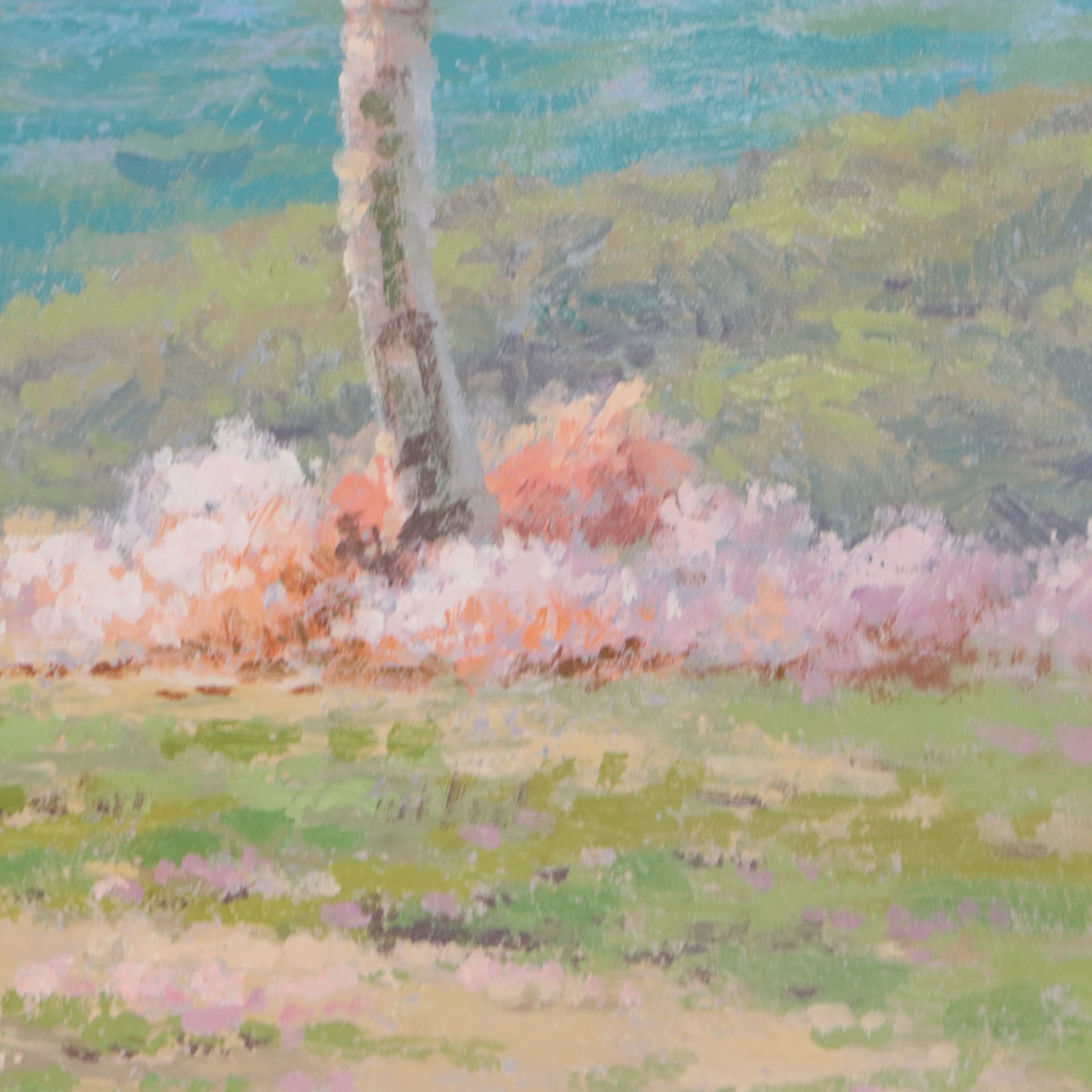 Zhou Oil Painting "My Secret Place," Circa 2026