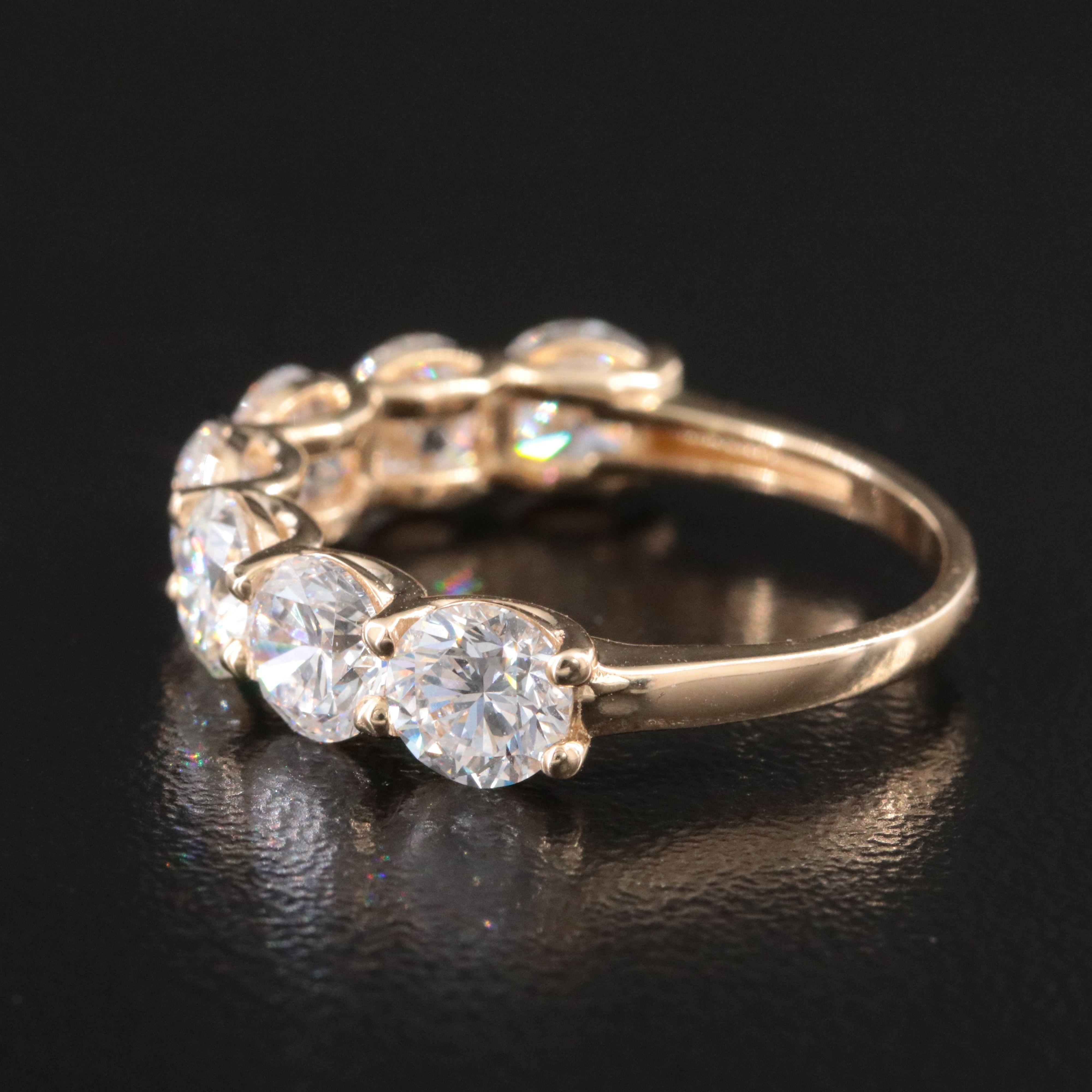 14K 3.34 CTW Lab Grown Diamond Band with IGI Jewelry Report