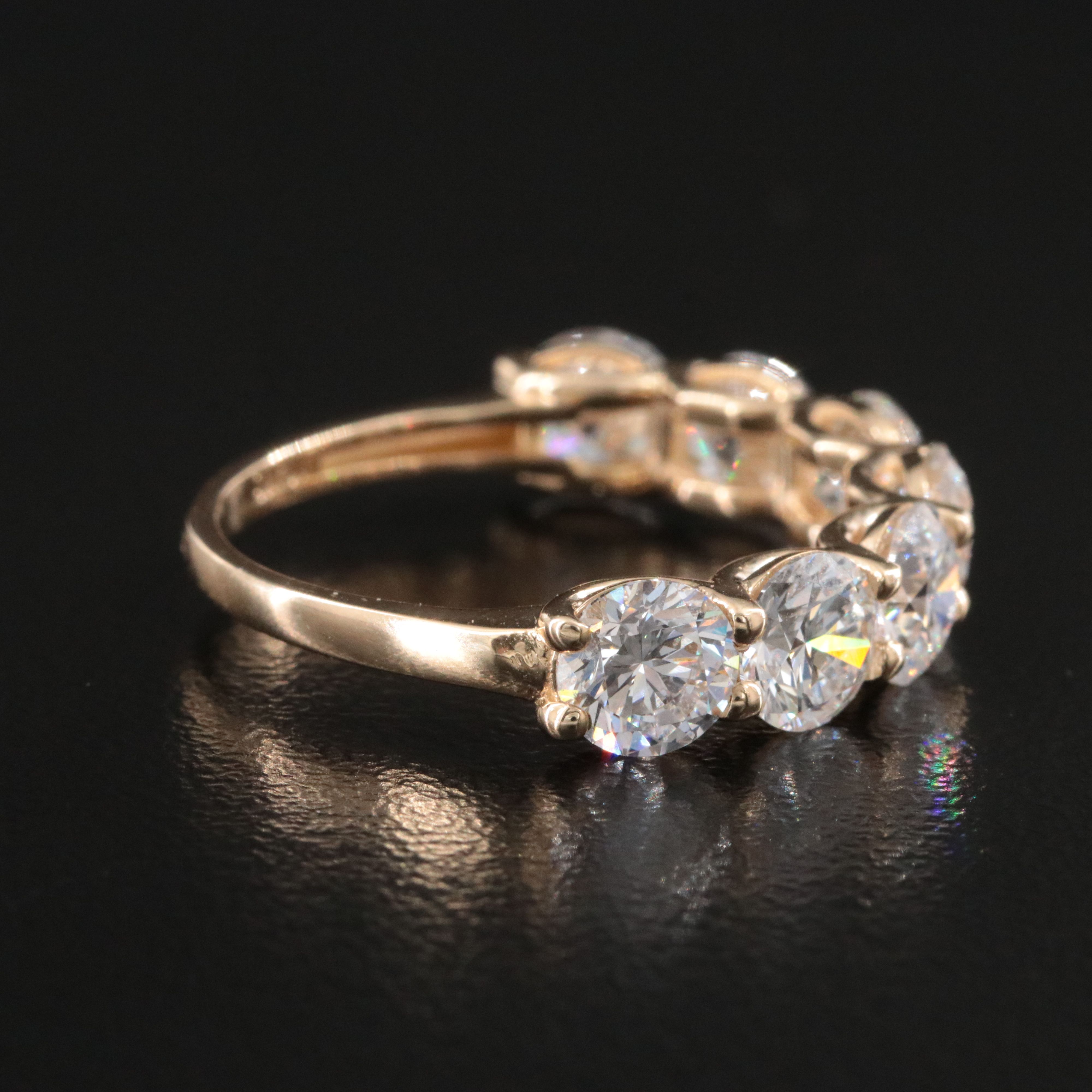 14K 3.34 CTW Lab Grown Diamond Band with IGI Jewelry Report