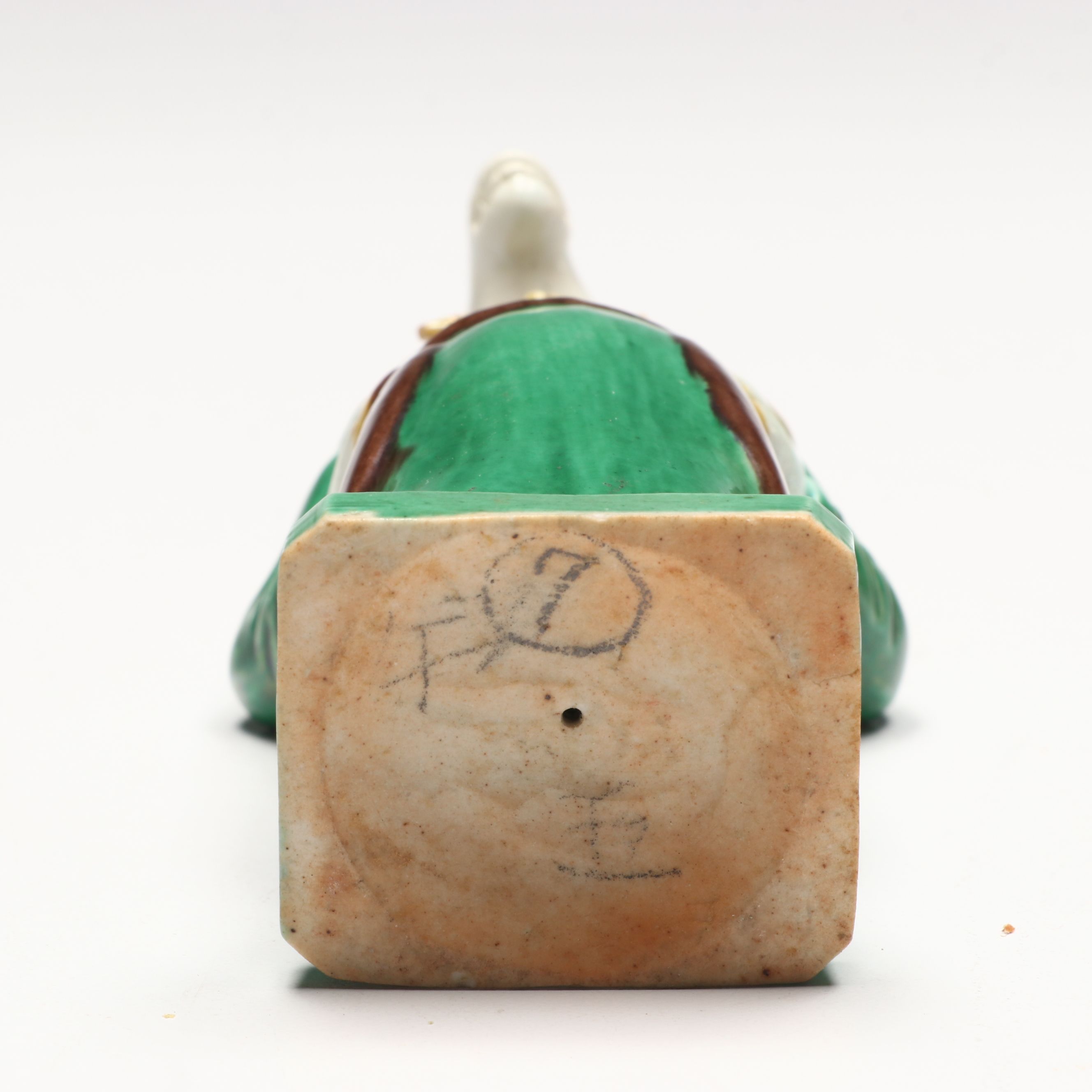 Chinese Sancai Glaze Ceramic Anthropomorphic Horse and Elderly Men