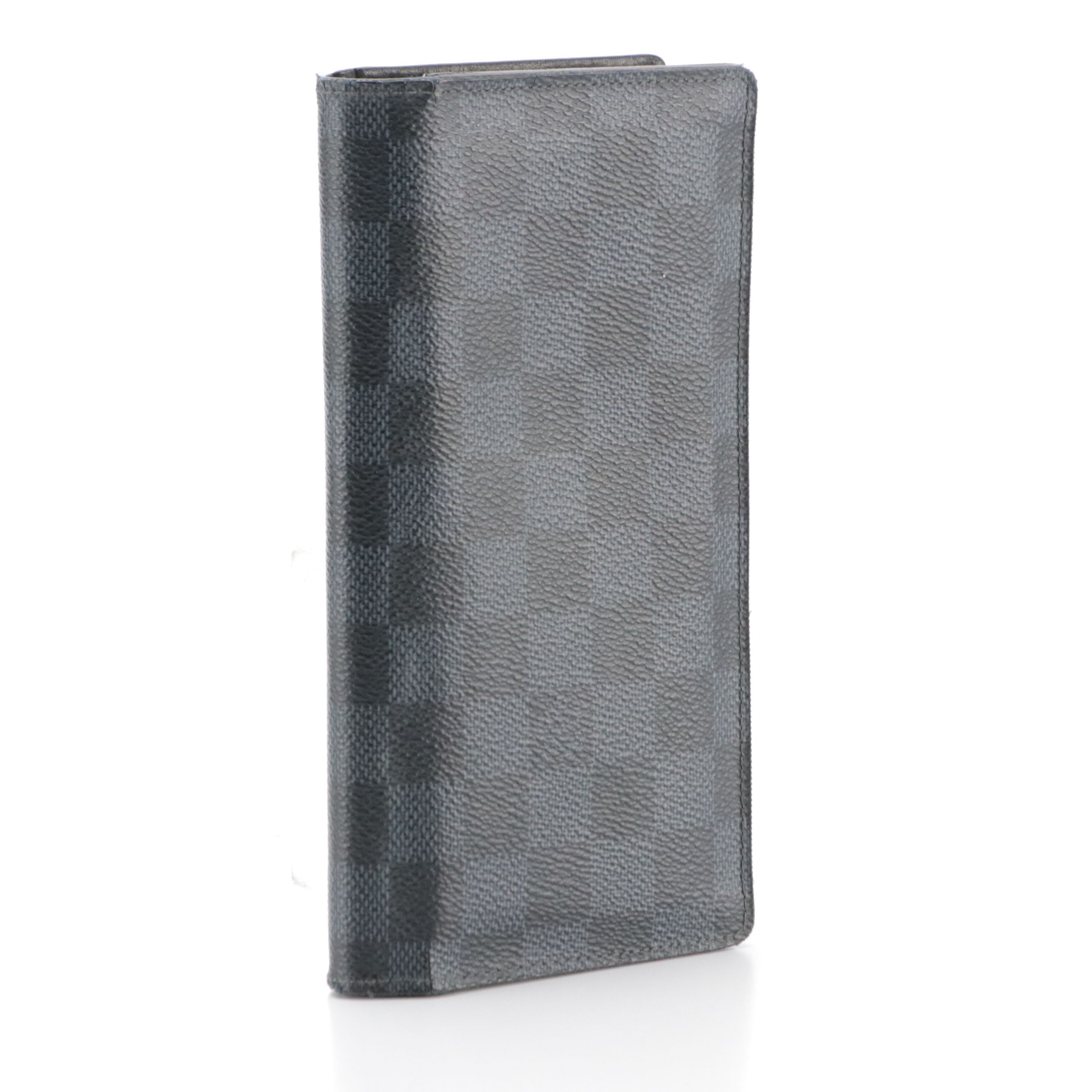 Louis Vuitton Portefeuille Brazza Wallet in Damier Graphite Canvas