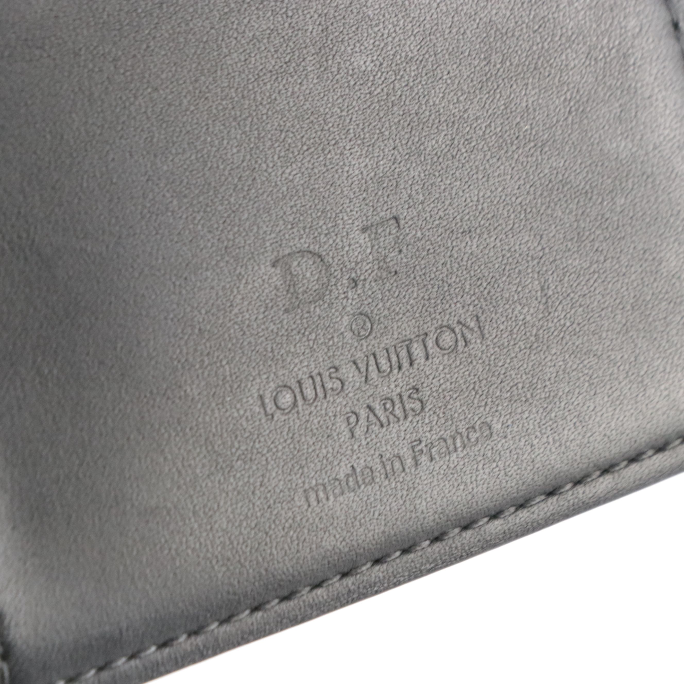 Louis Vuitton Portefeuille Brazza Wallet in Damier Graphite Canvas