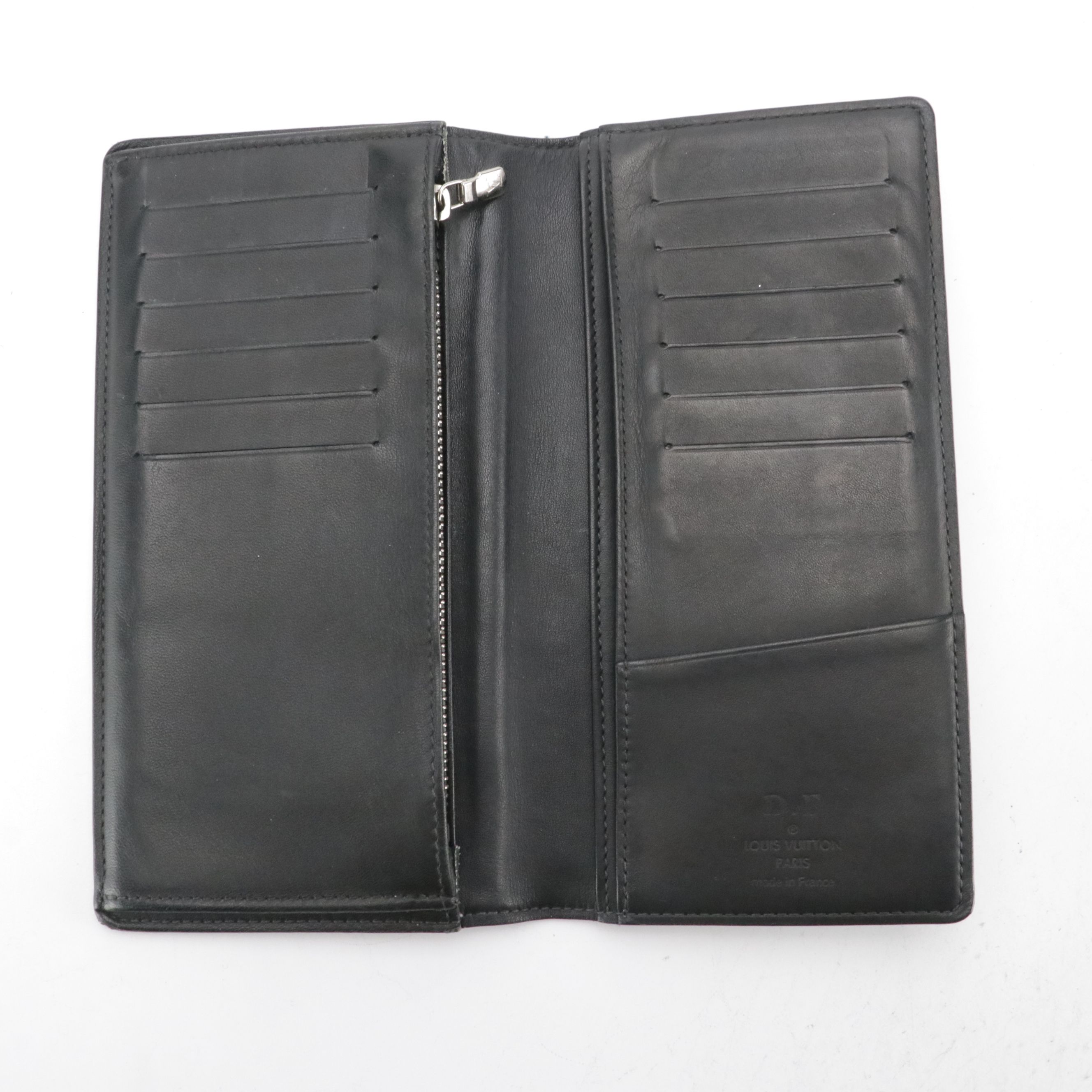 Louis Vuitton Portefeuille Brazza Wallet in Damier Graphite Canvas