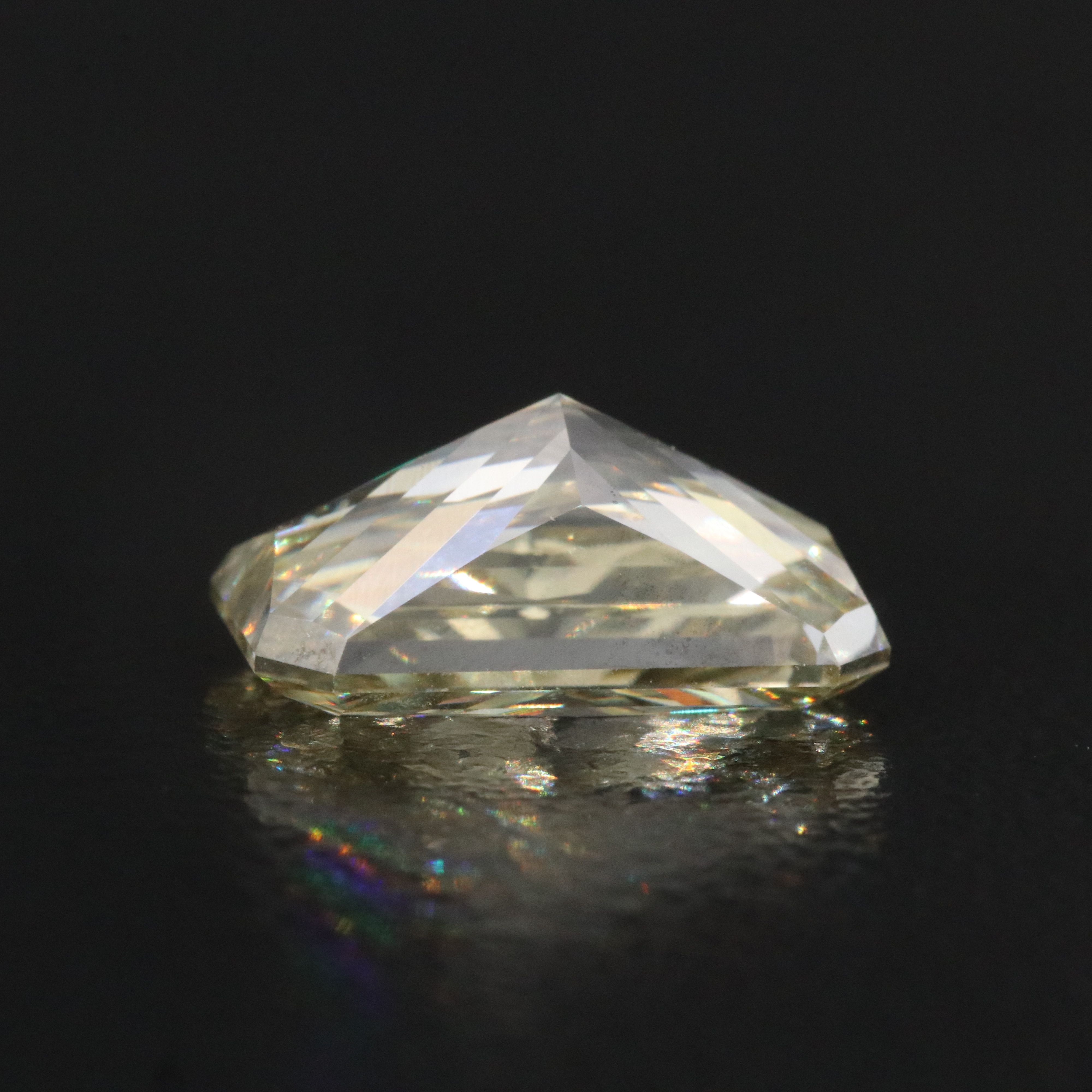 Loose 3.05 CT Lab Grown Fancy Yellow Diamond with IGI Report