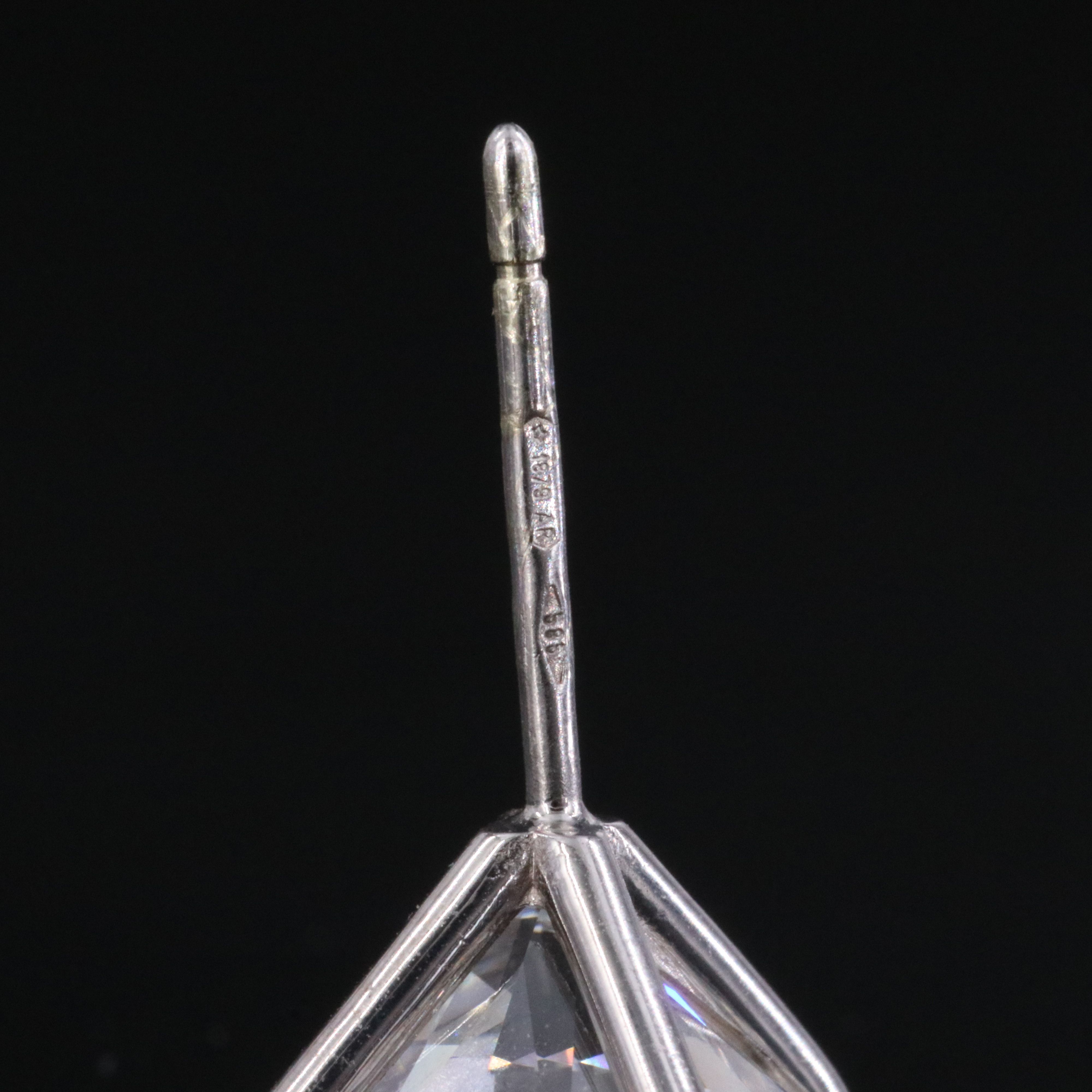 14K 6.10 CTW Lab Grown Diamond Stud Earrings with IGI Reports