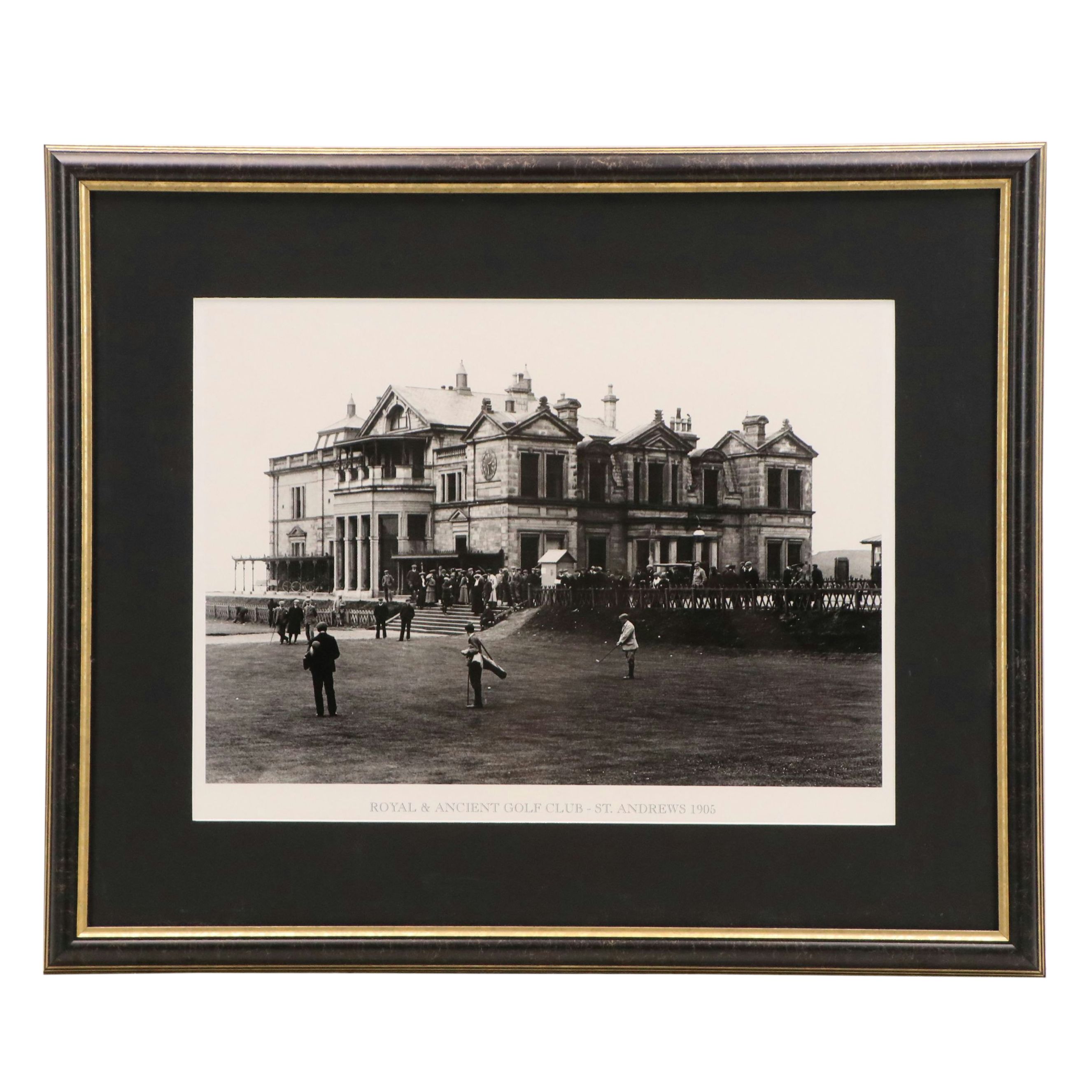 Offset Lithograph "Royal & Ancient Golf Club - St. Andrews 1905" Circa 1998