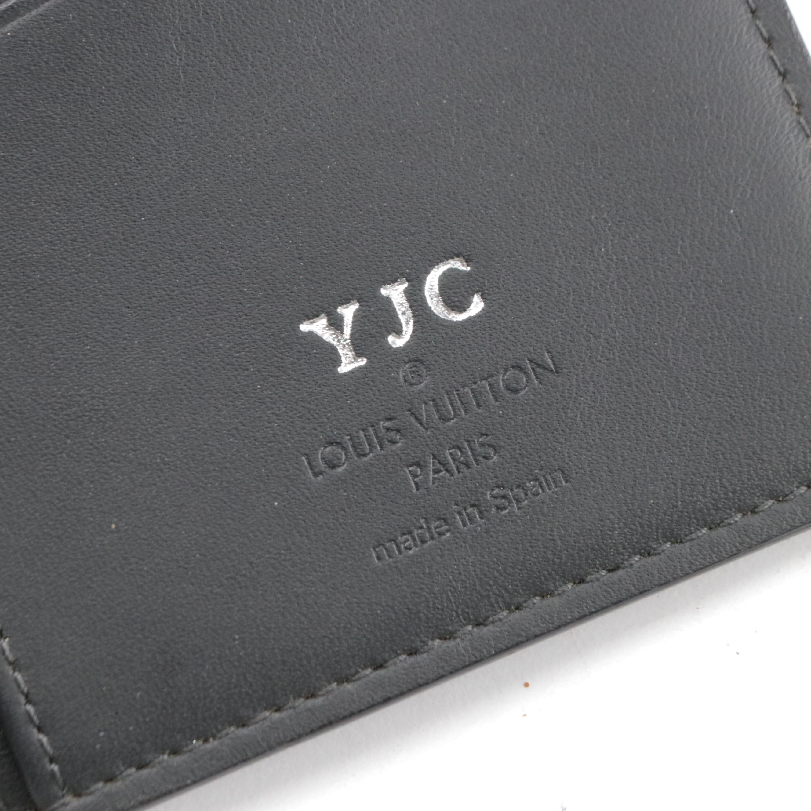 Louis Vuitton Portefeuille Brazza Wallet in Damier Graphite Canvas and Leather
