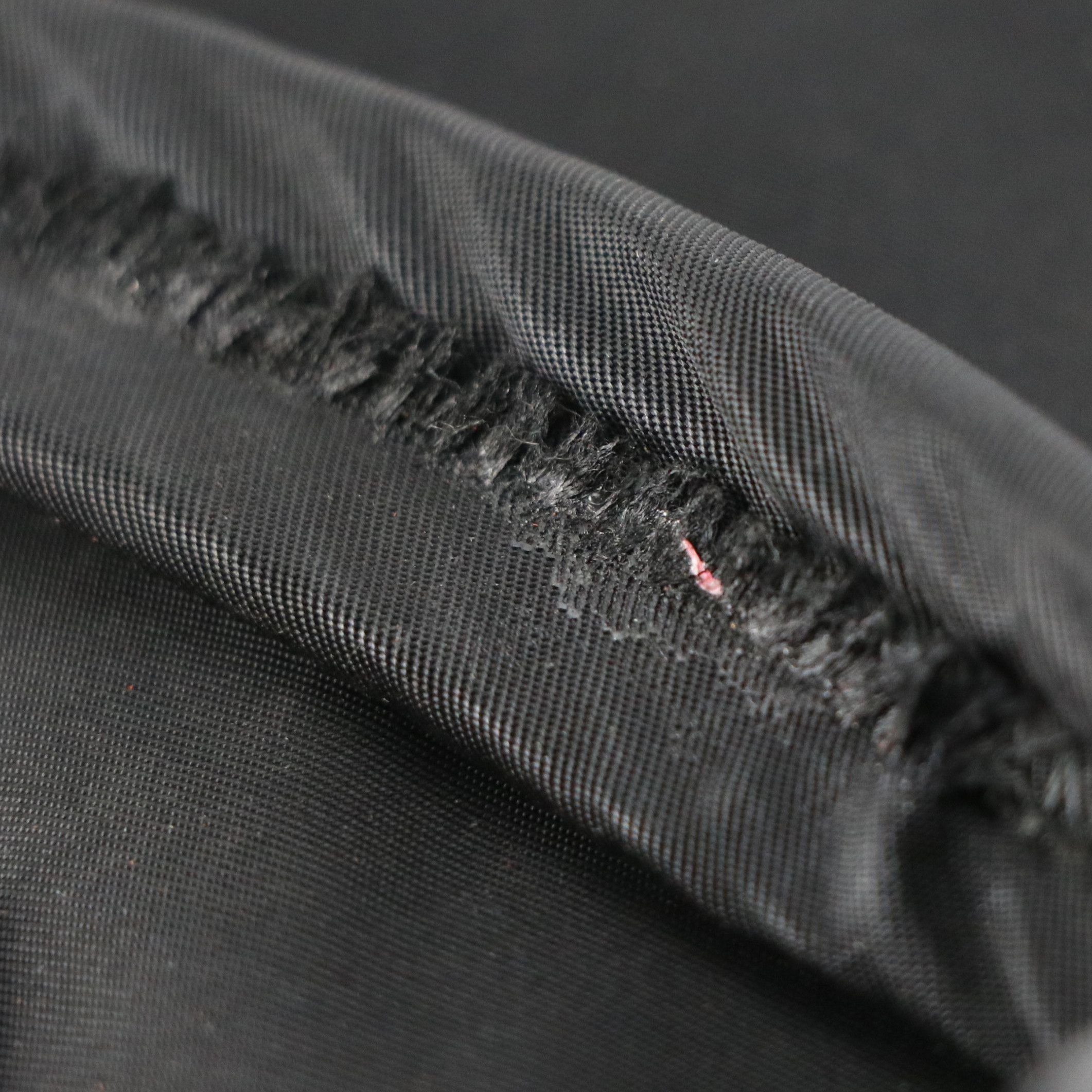 Prada Top Handle Locking Bag in Black Tessuto Nylon