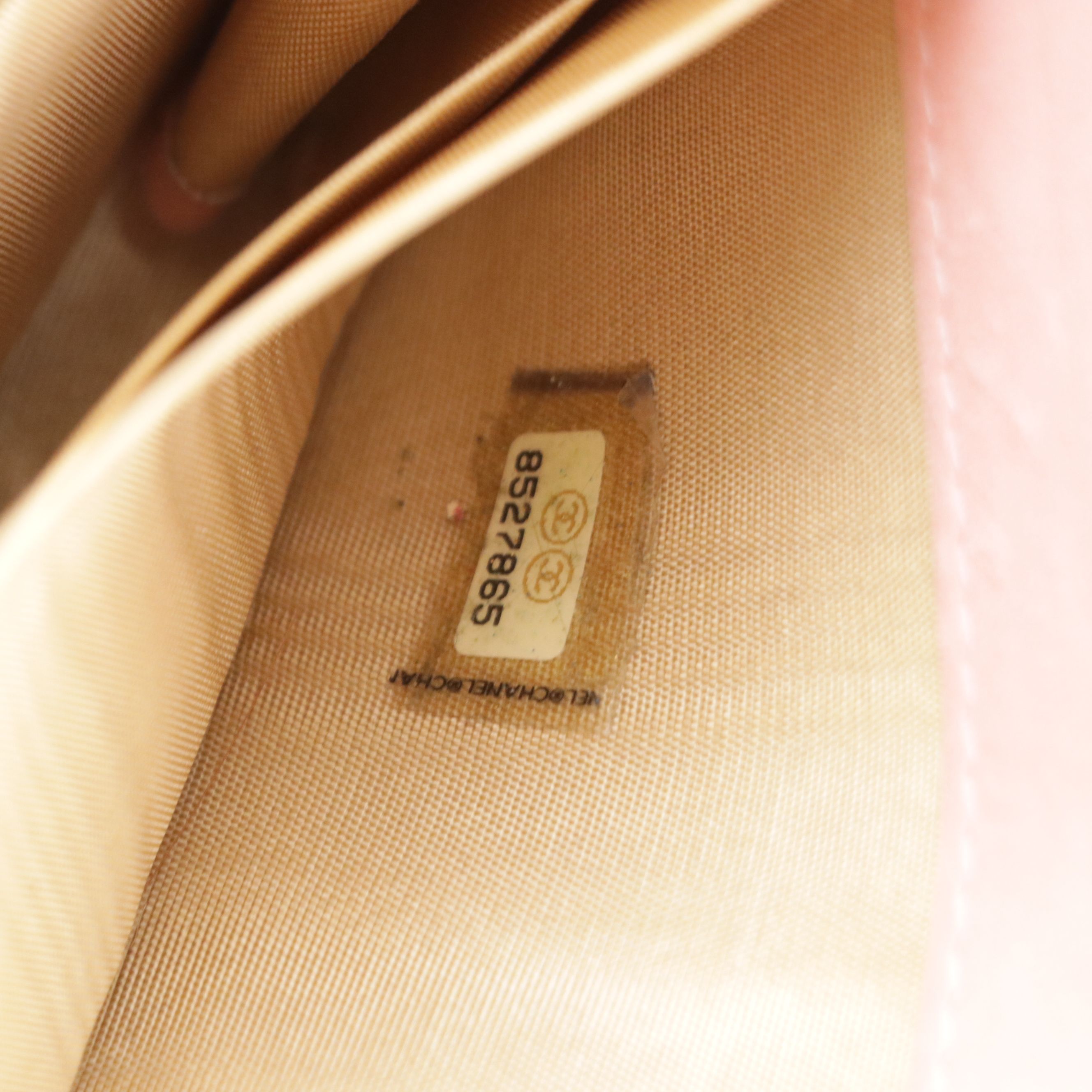 Chanel CC Stitched Zip Around Wallet in Pink Caviar Leather, With Box