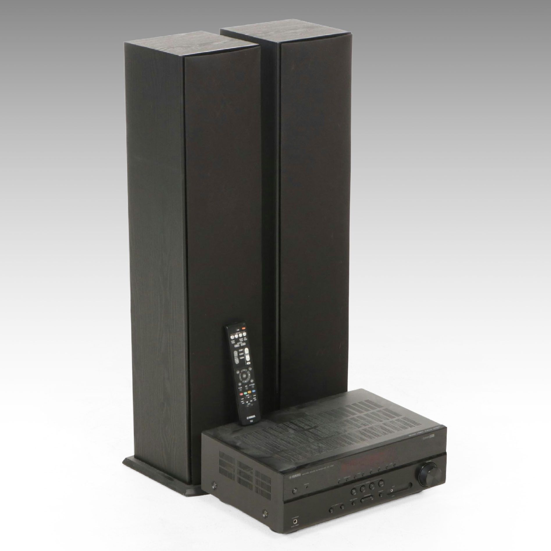 Yamaha RX-V379 5.1-Channel AV Receiver with Polk Audio T50 Floor Speakers