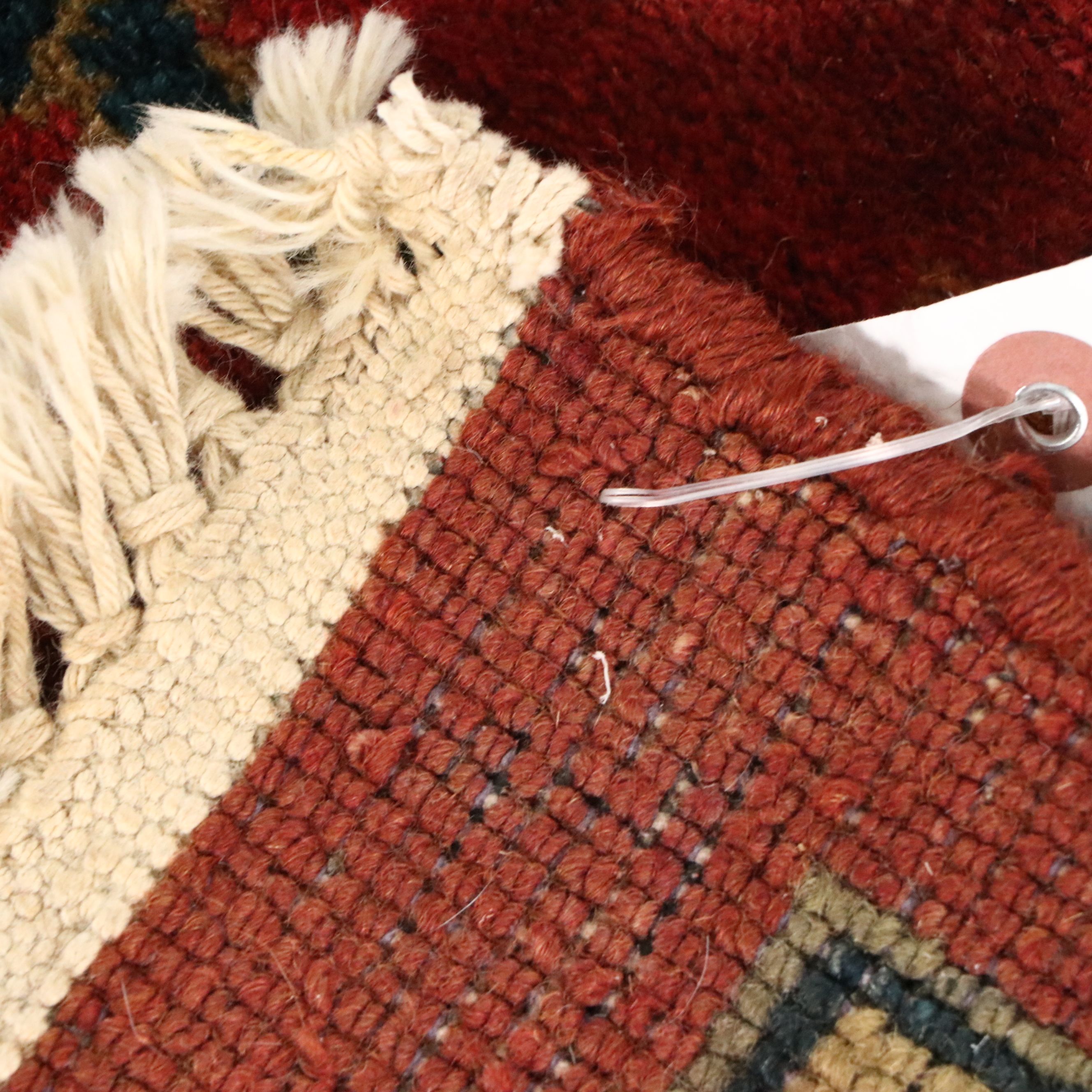 8'11 x 12'3 Hand-Knotted Persian Serapi Area Rug