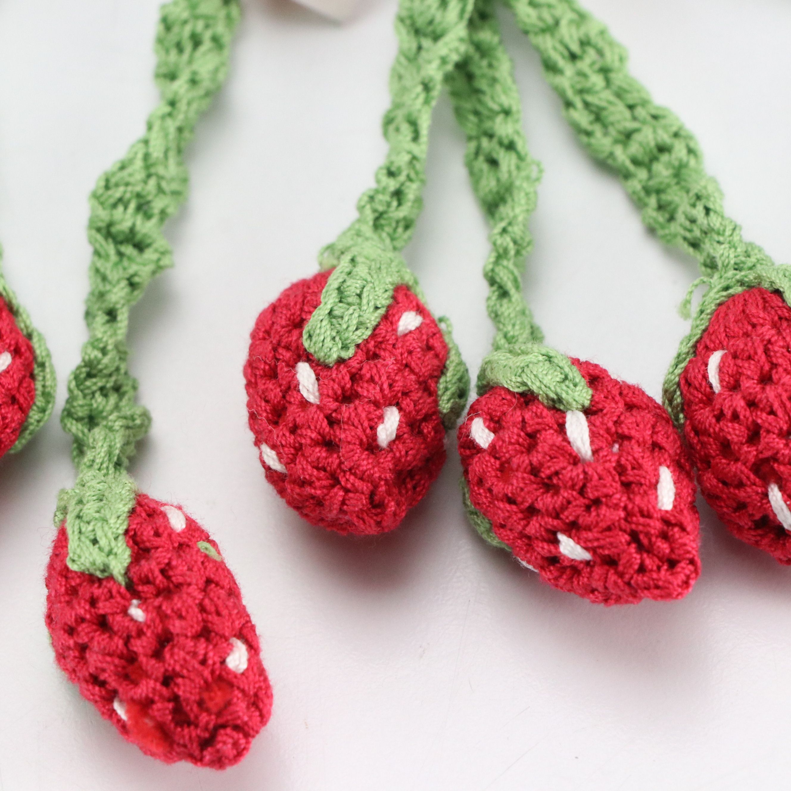 Vintage Half Aprons, Embroidered Place Mats and Crochet Berry Napkin Ties