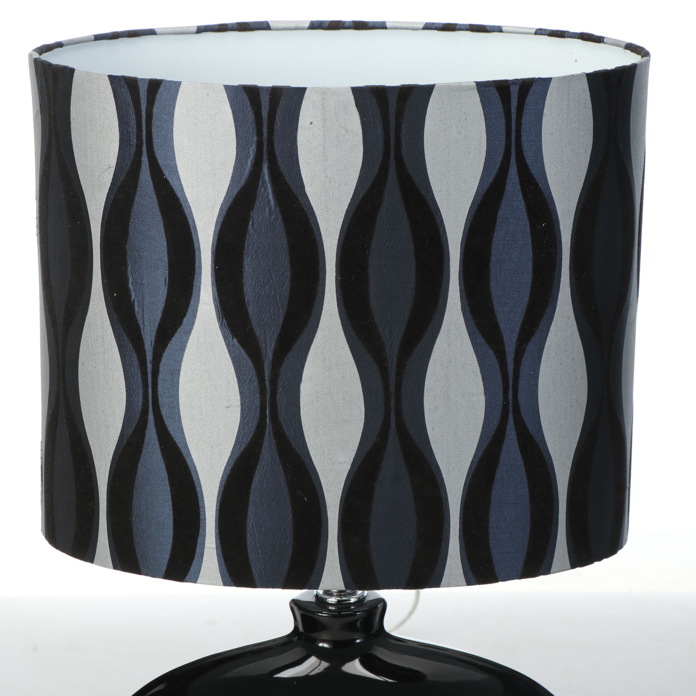 Surya Glossy Black Table Lamps