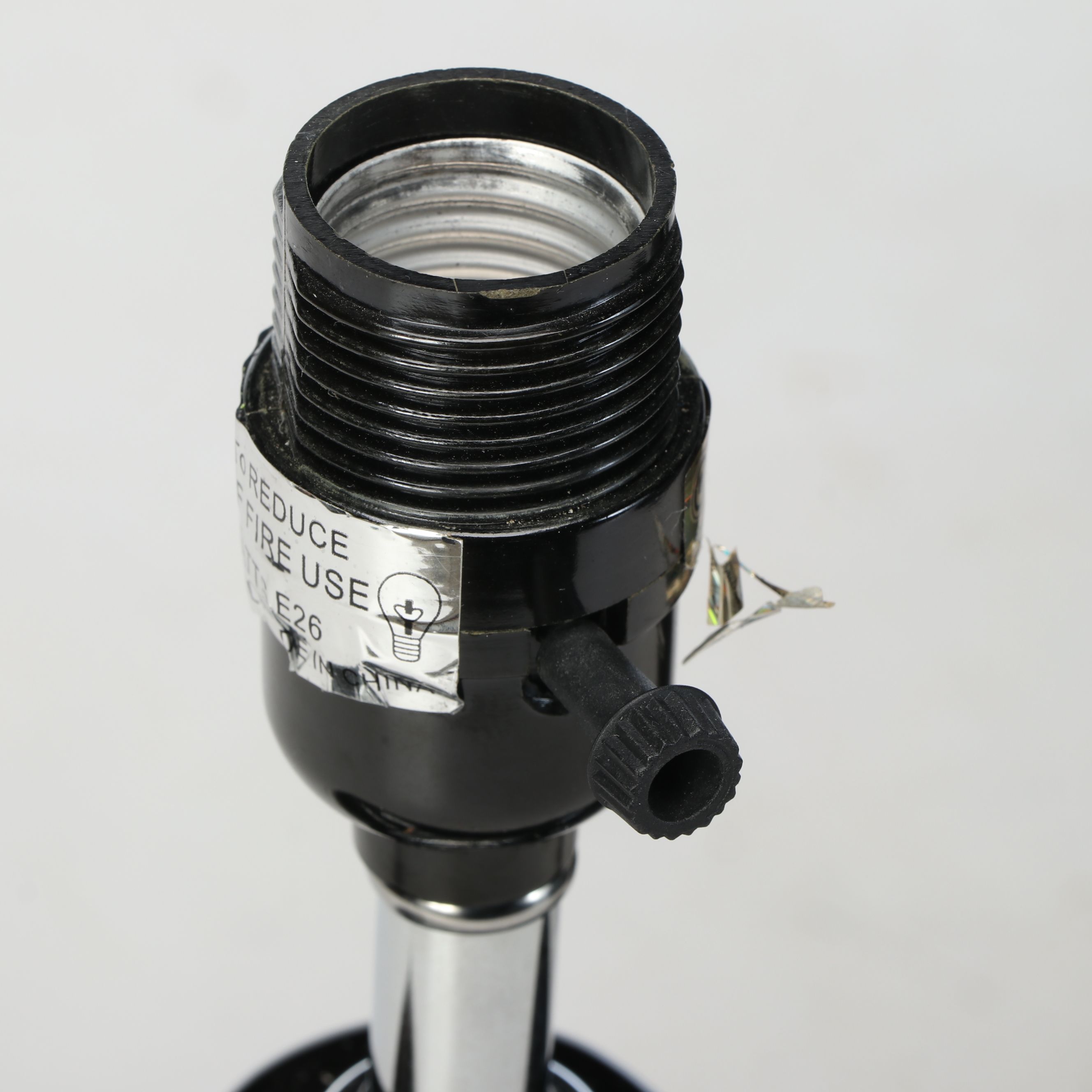 Surya Glossy Black Table Lamps