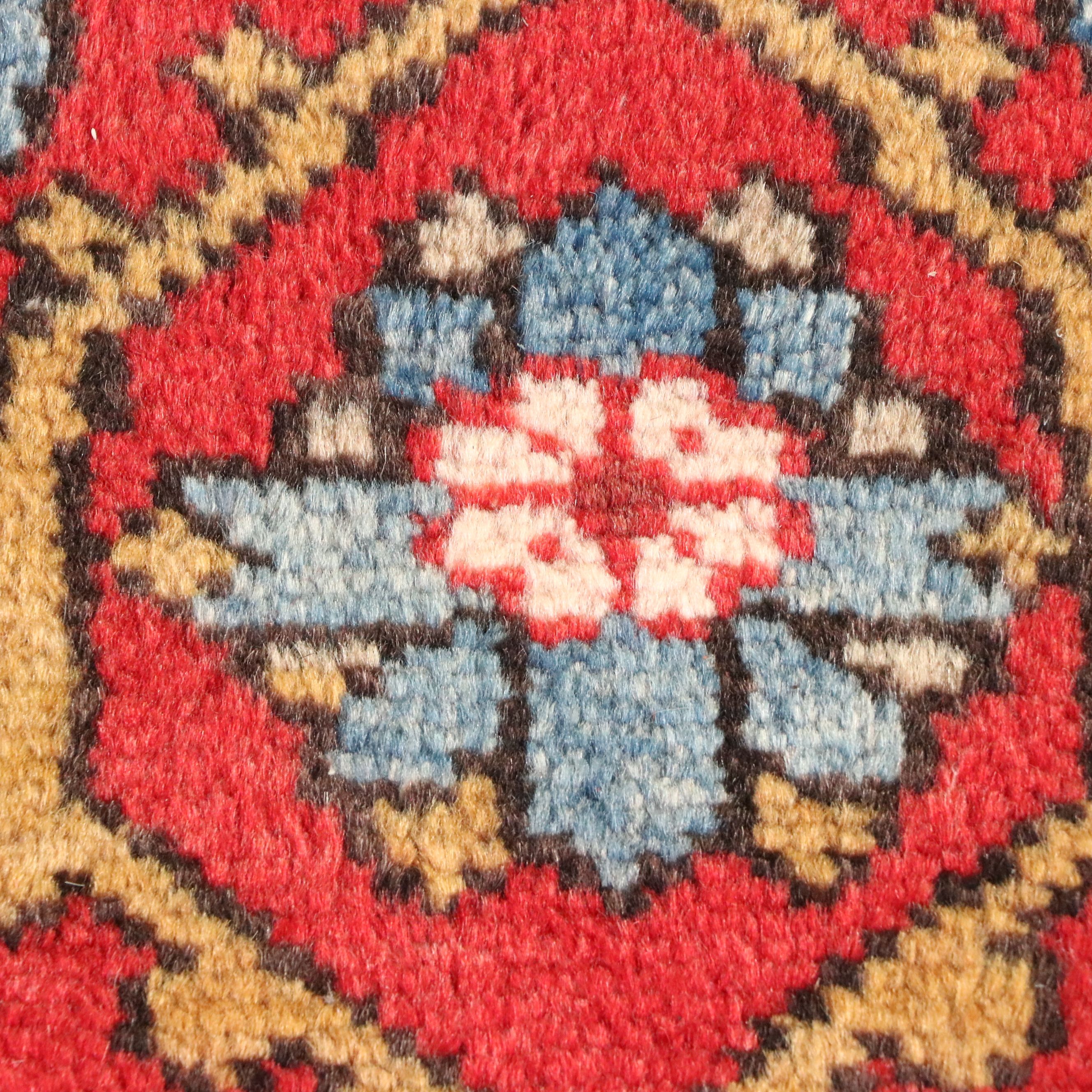 4'11 x 11'1 Hand-Knotted Persian Lilihan Long Rug