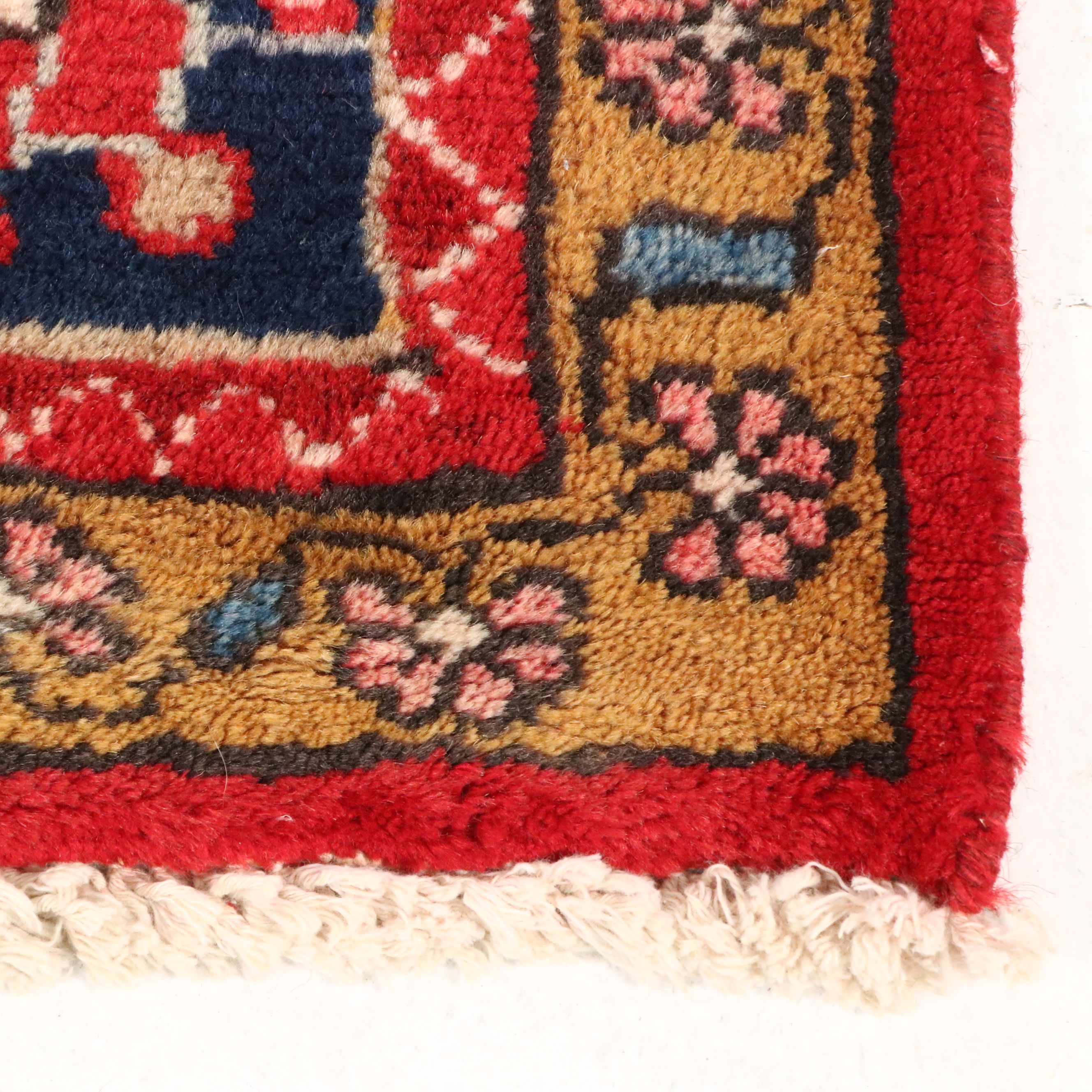 4'11 x 11'1 Hand-Knotted Persian Lilihan Long Rug