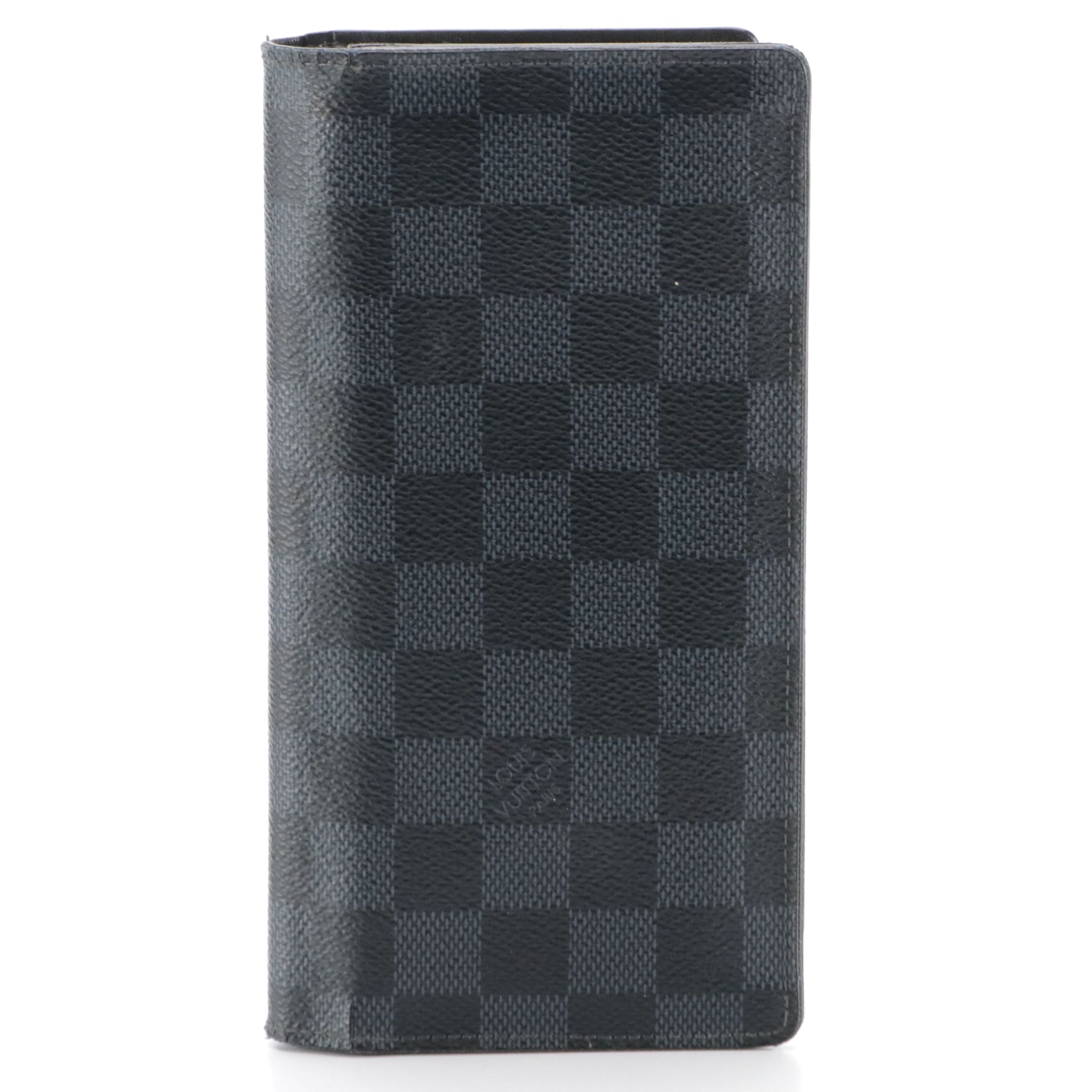 Louis Vuitton Portefeuille Brazza Wallet in Damier Graphite Canvas