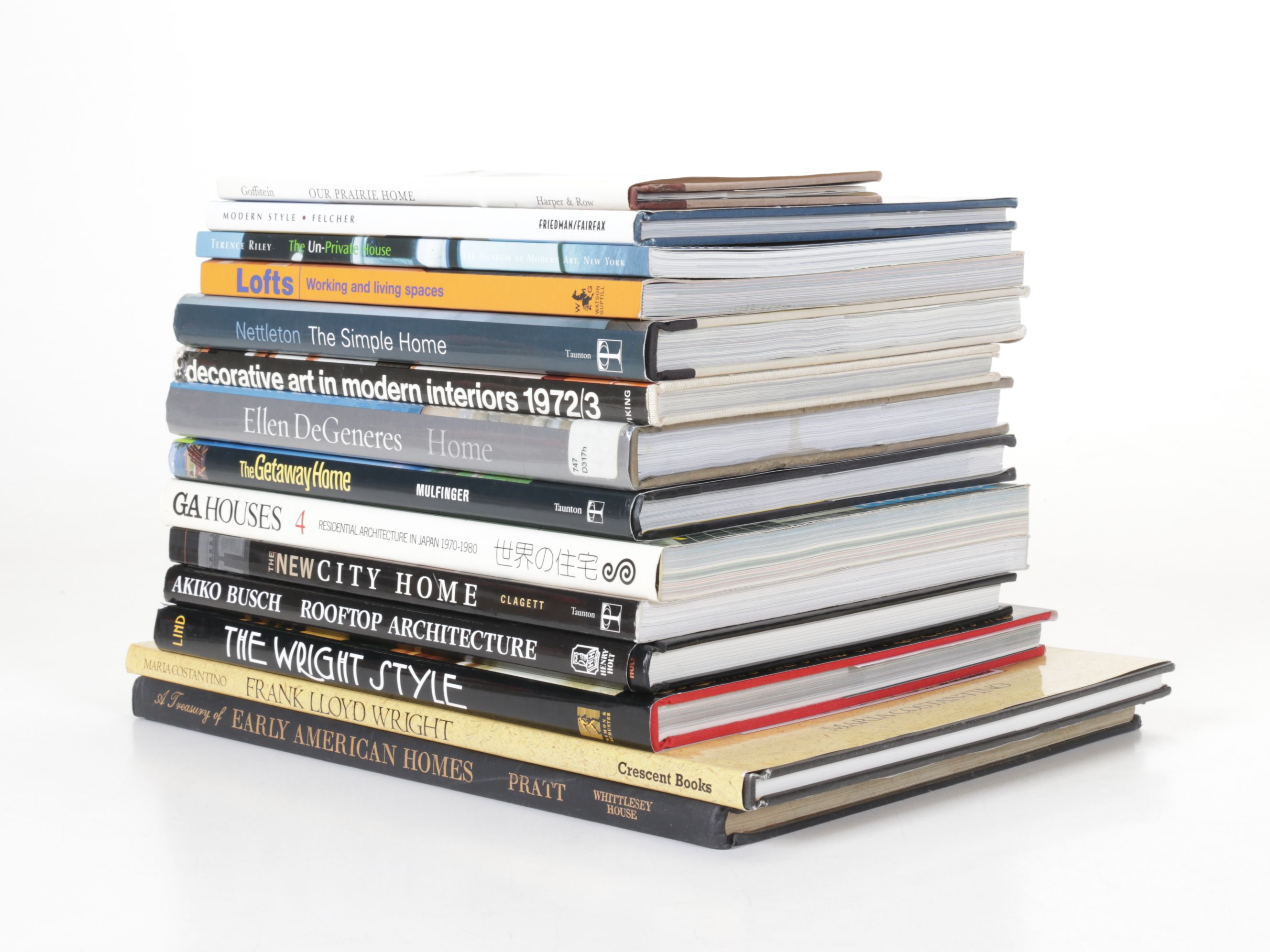 "Ellen DeGeneres - Home" And Other Books on Architecture, Facades, And Design