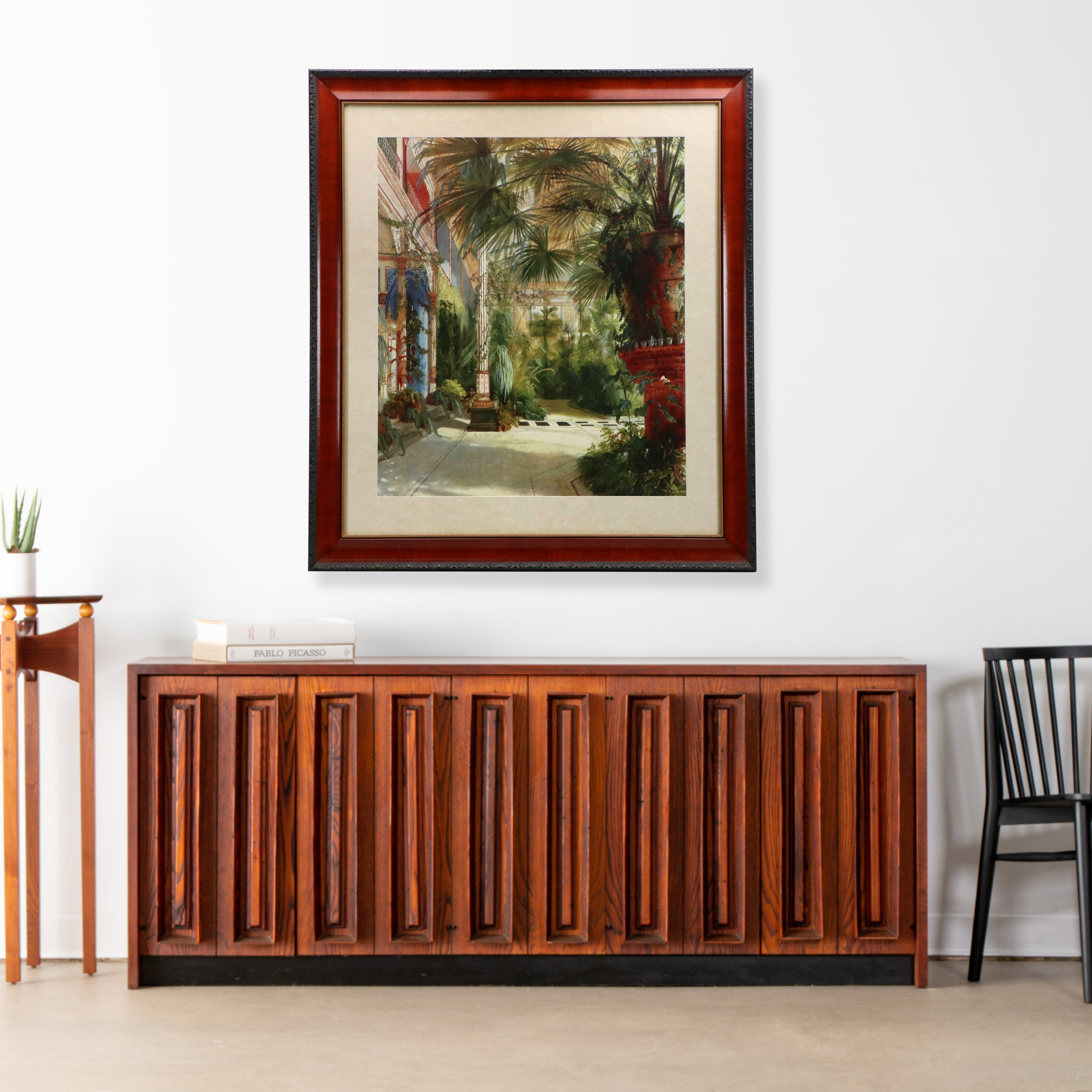 Offset Litho After Carl Blechen "The Interior of the Palm House," 20th/21st C.