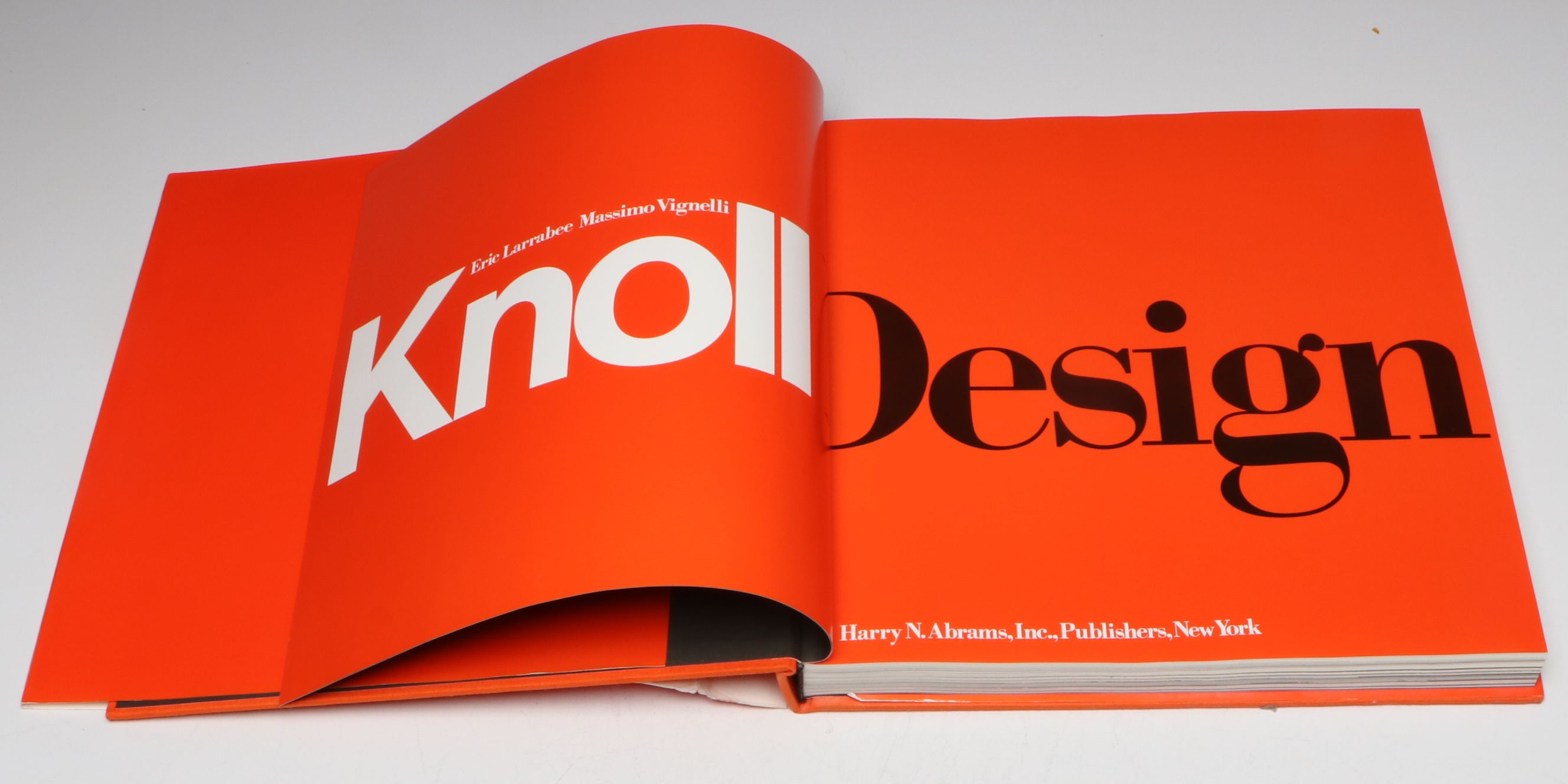 Third Printing "Knoll Design" by Eric Larrabee and Massimo Vignelli, 1990