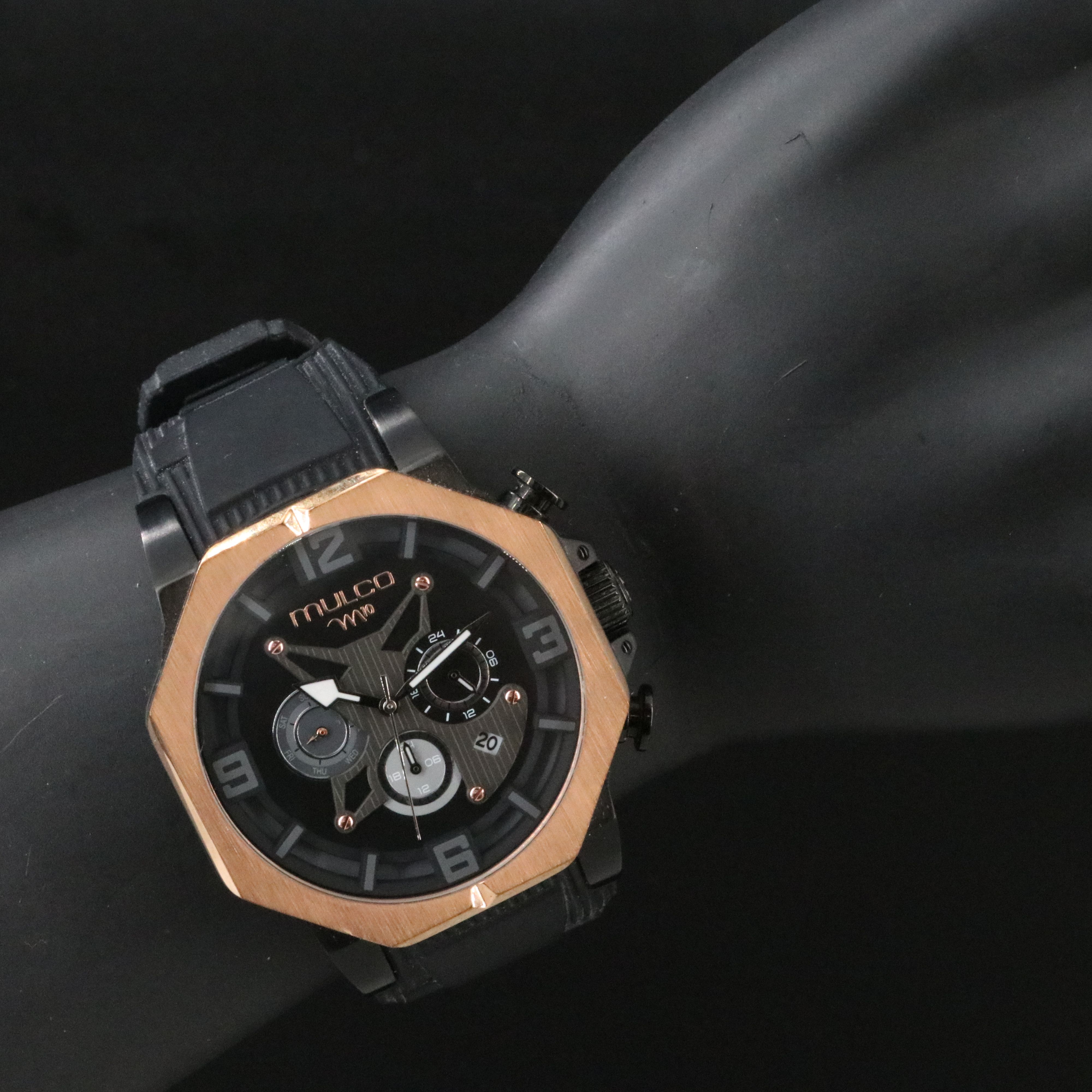 Mulco Day - Date St. Steel PVD Coated Quartz Watch Ref. MW5