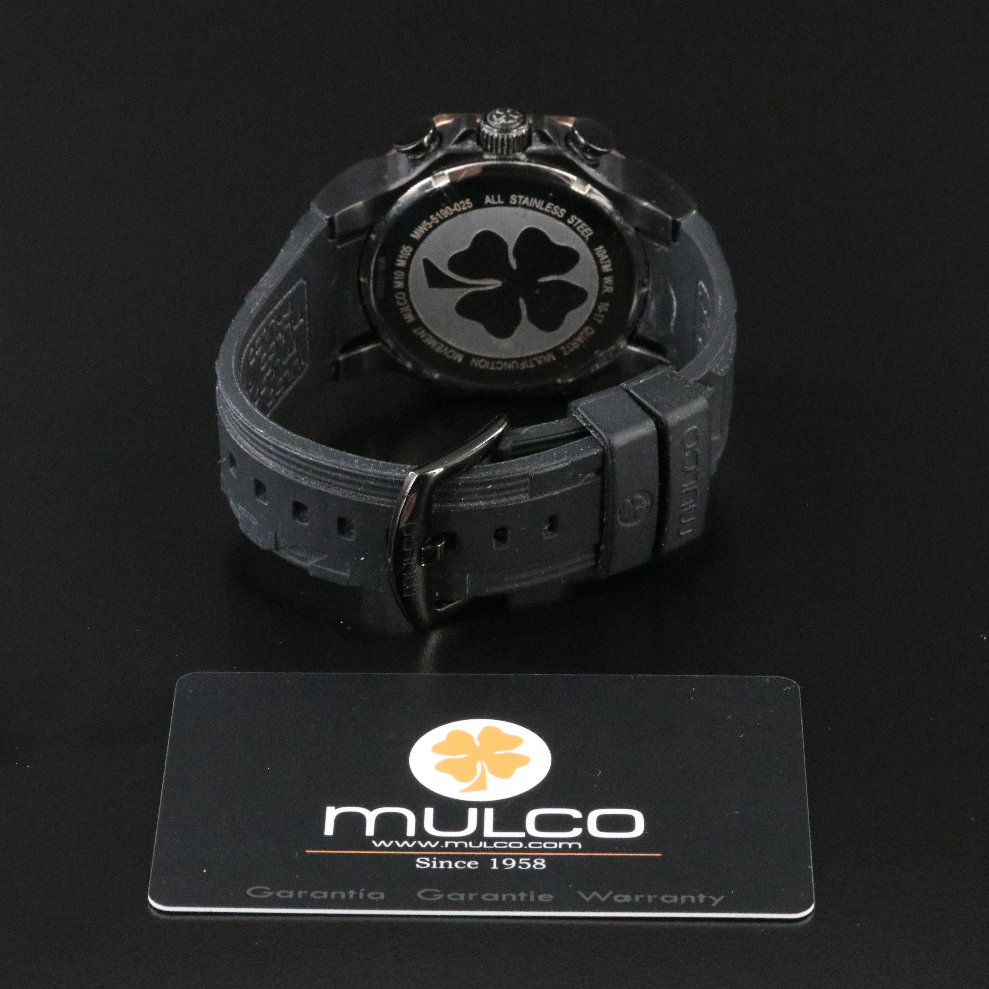 Mulco Day - Date St. Steel PVD Coated Quartz Watch Ref. MW5