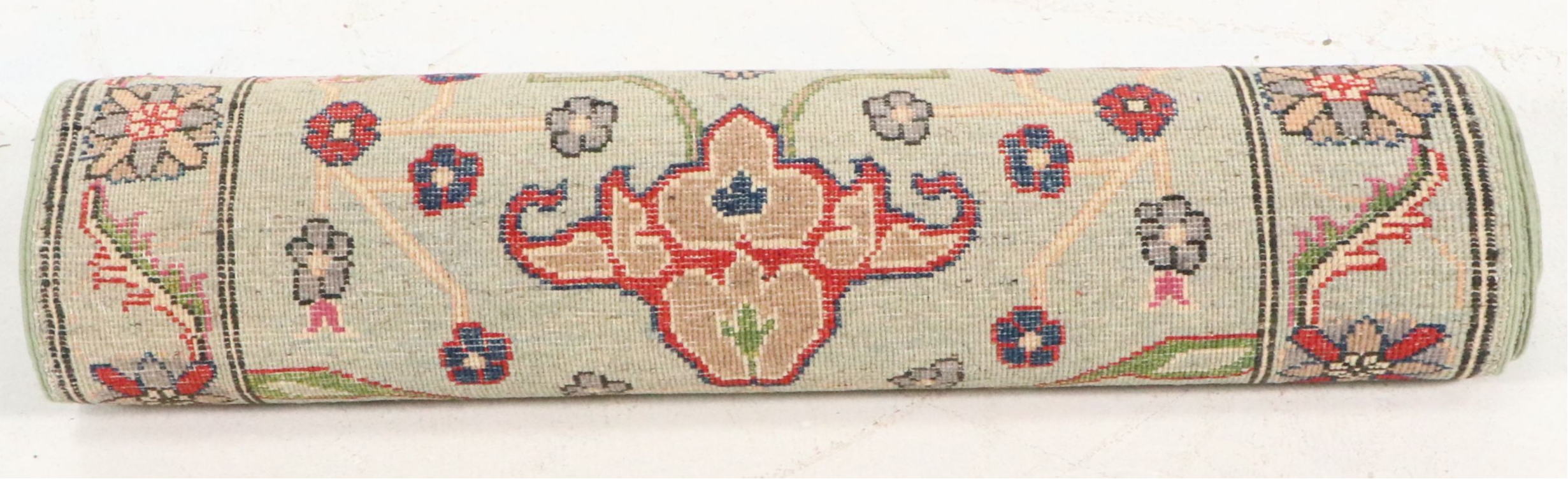 2'11 x 9'10 Hand-Knotted Indian Kazak Carpet Runner