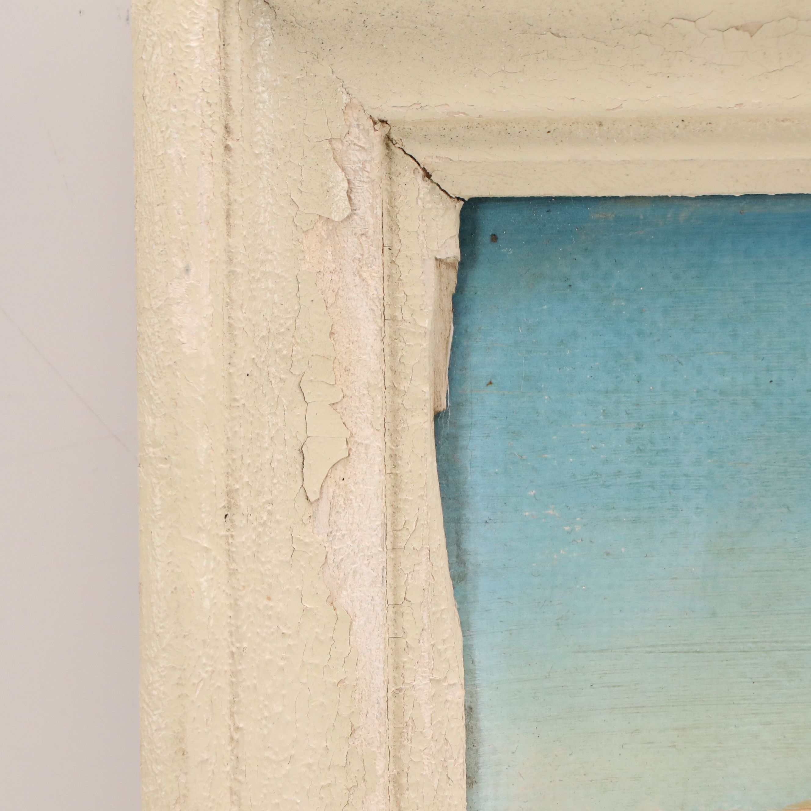 Studio Demon Portrait Oil Painting of Woman in Desert Landscape, 1954