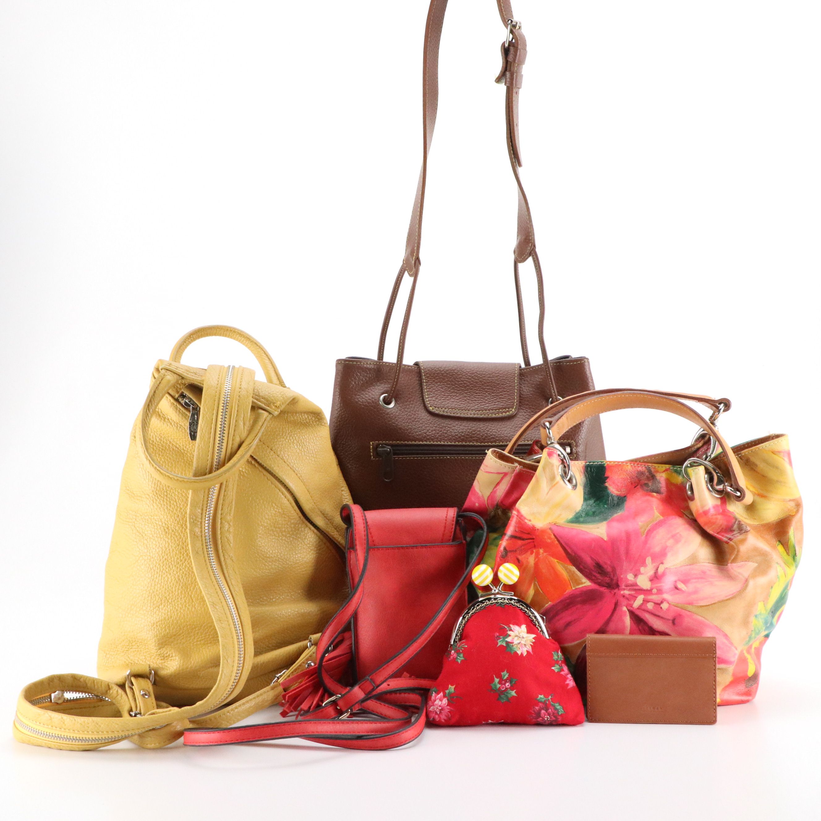 Maurizio Taiuti Floral Shoulder Bag, Valentina Leather Two-Way Bag and More