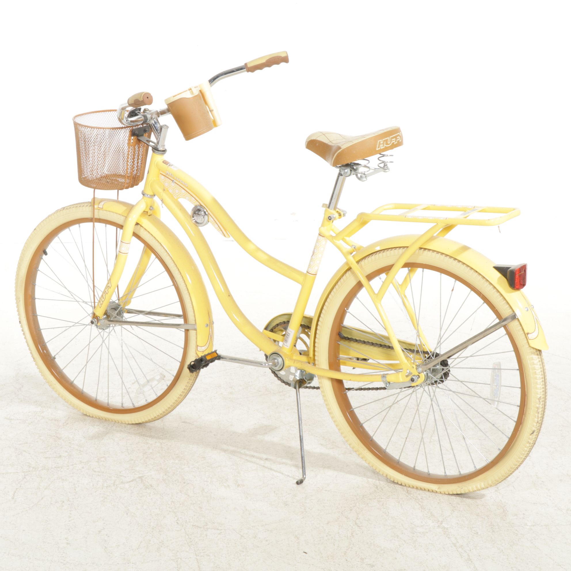 Huffy "Nel Lusso" Yellow Classic Cruiser 26" Women's Bicycle