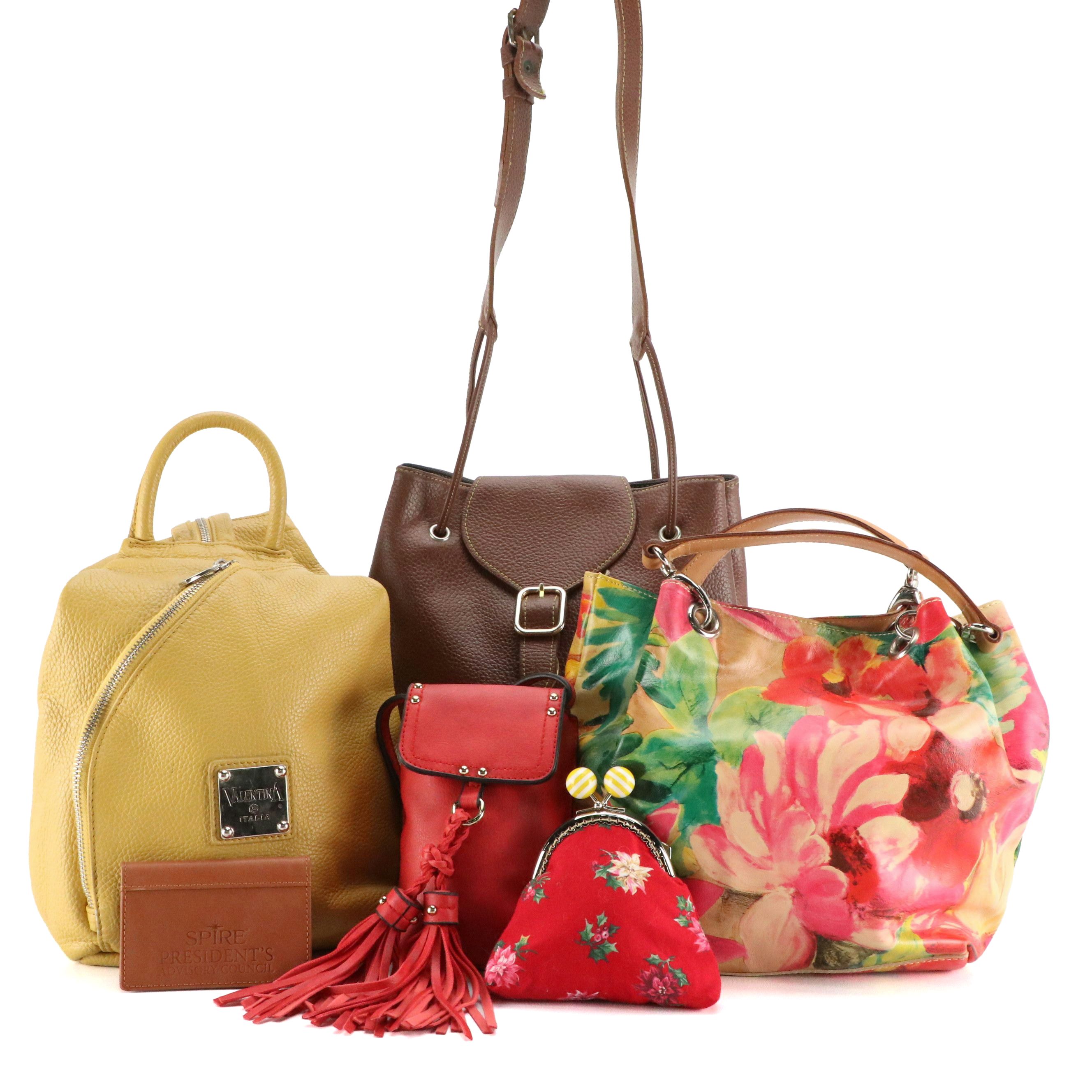 Maurizio Taiuti Floral Shoulder Bag, Valentina Leather Two-Way Bag and More
