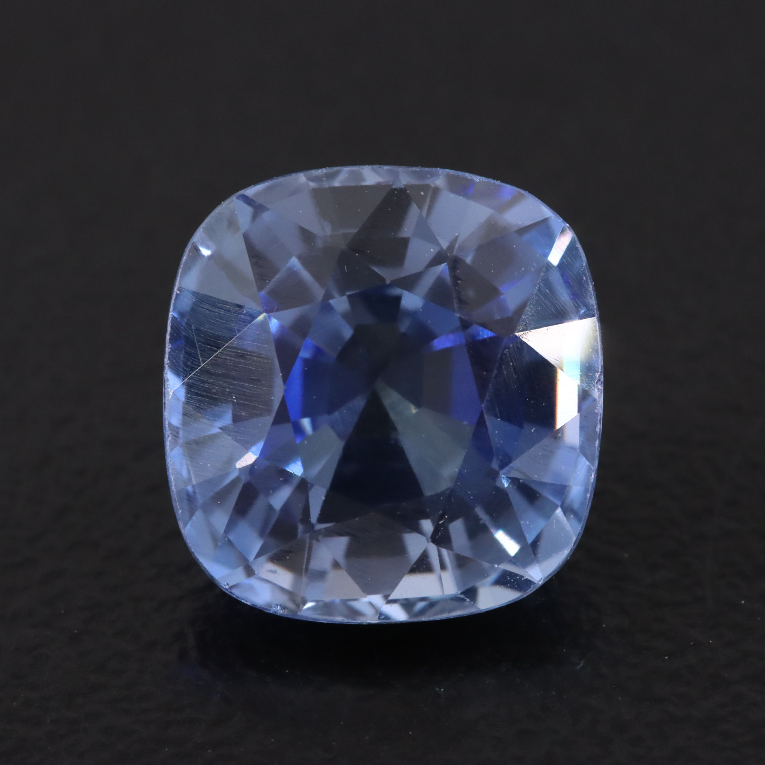 Loose 5.85 CT Lab Grown Sapphire with GIA Report
