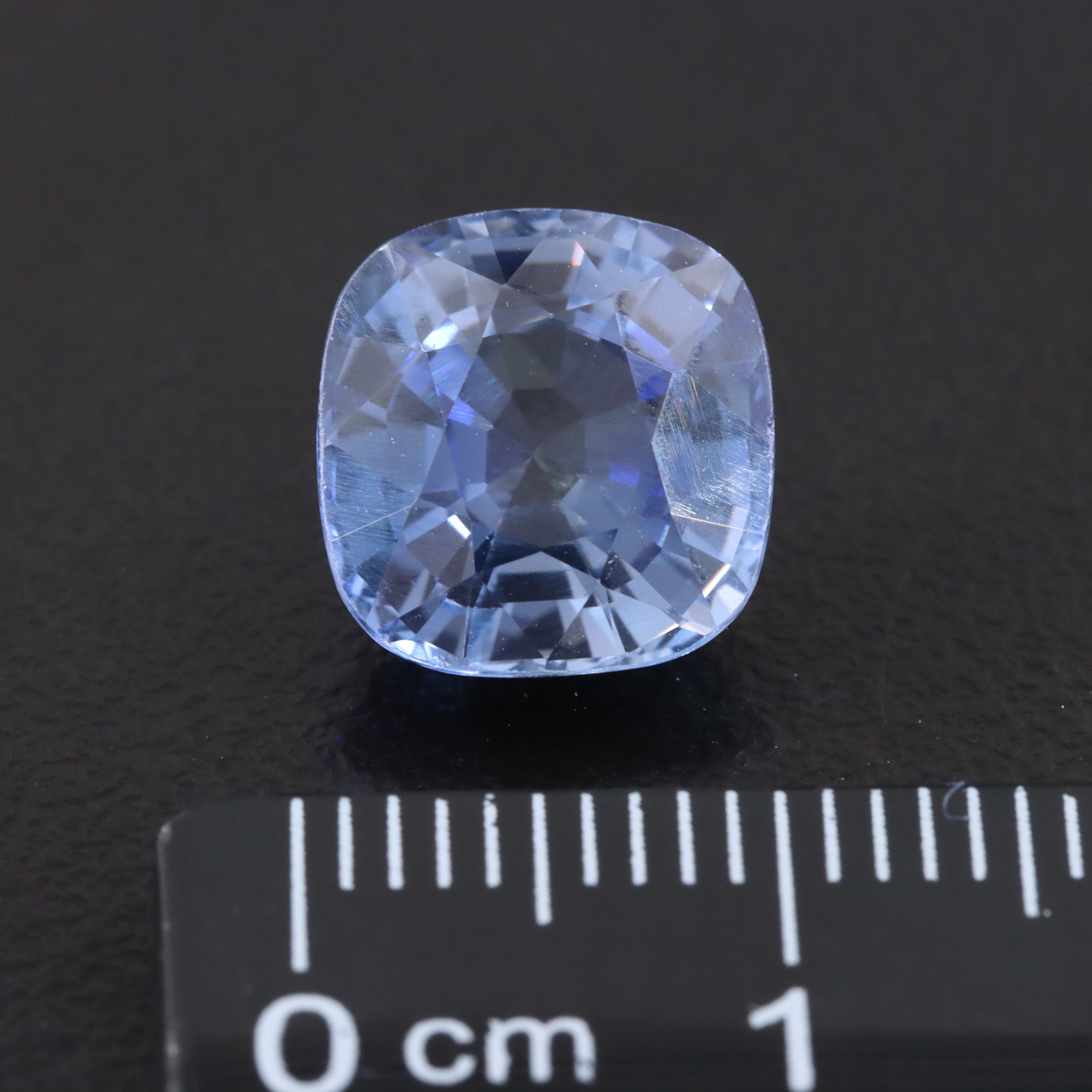 Loose 5.85 CT Lab Grown Sapphire with GIA Report