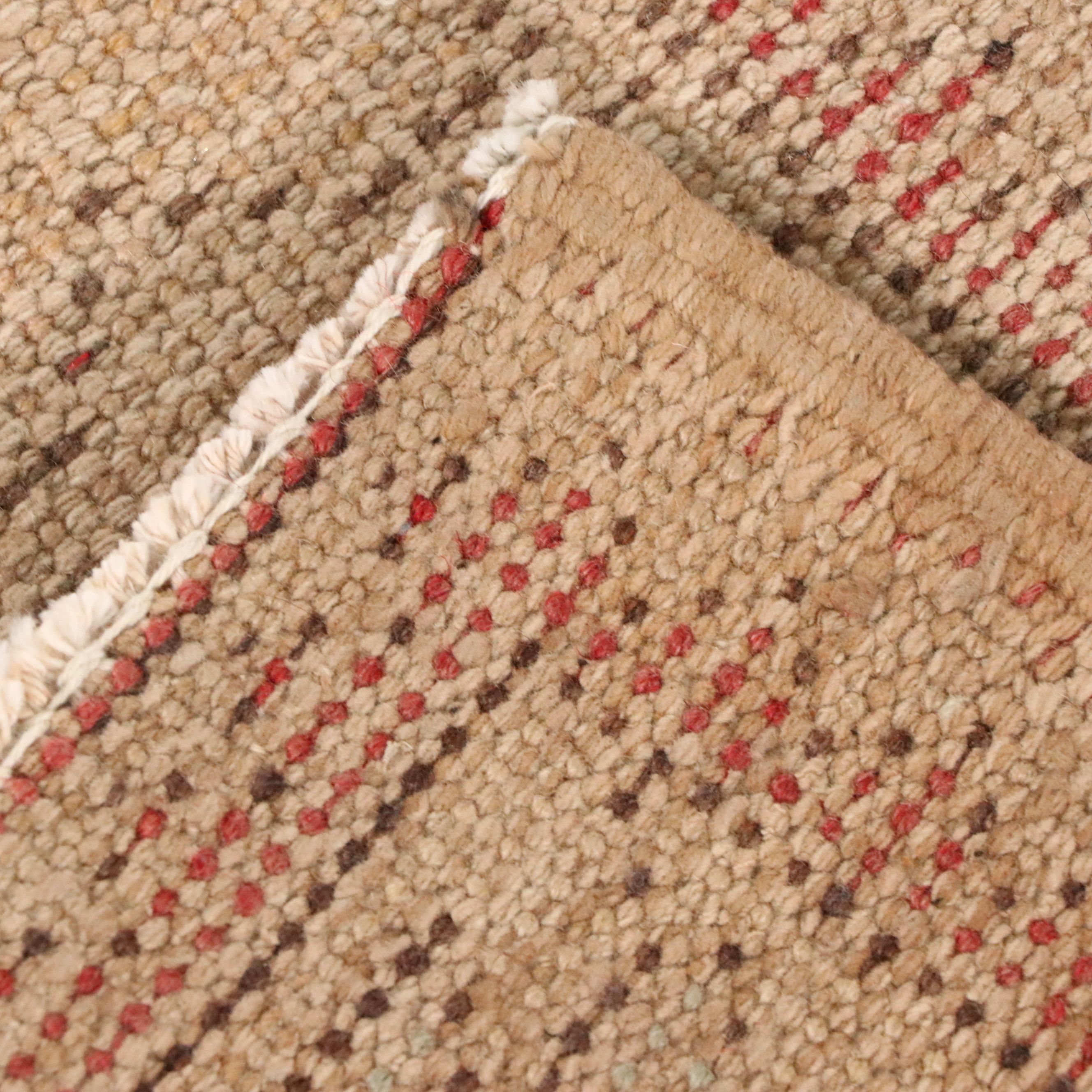 4'3 x 8'9 Hand-Knotted Turkish Anatolian Area Rug