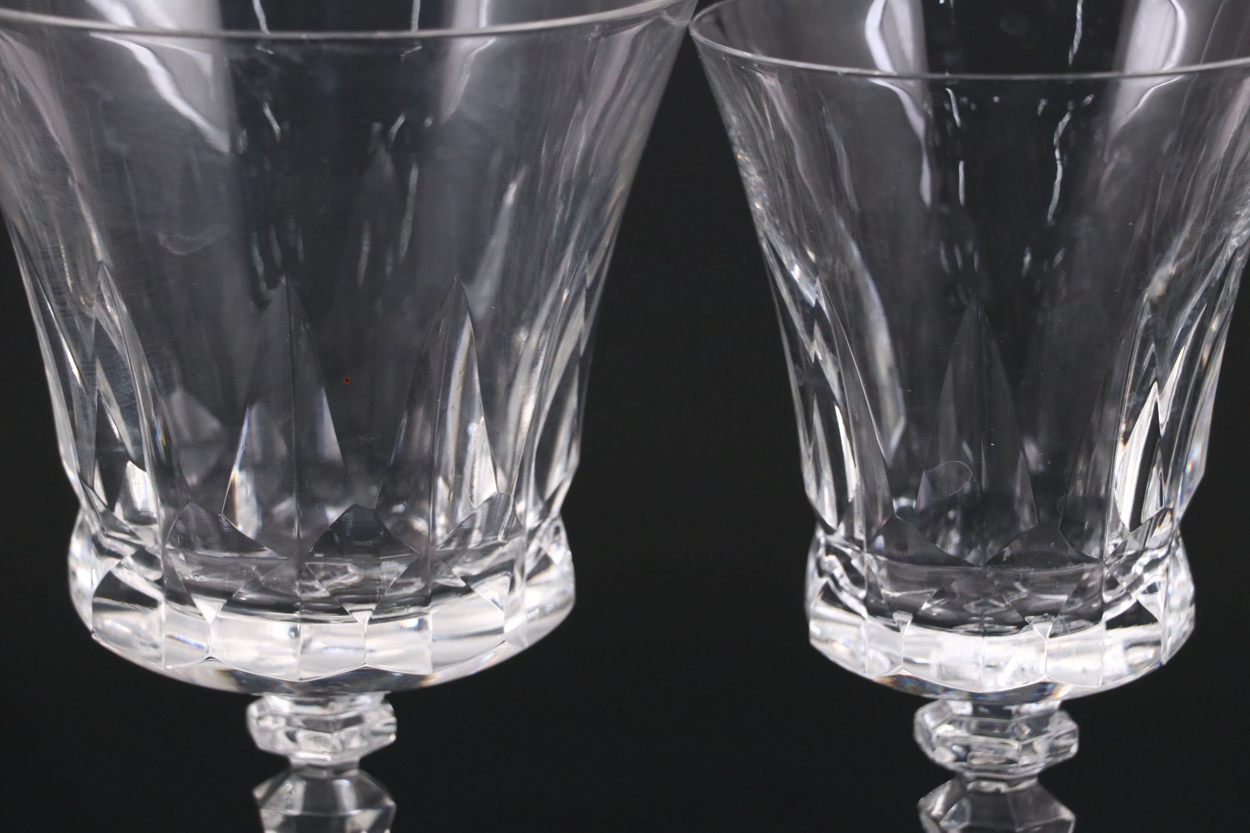 Tiffin-Franciscan "Marquis" Glass Stemware, Mid to Late 20th Century