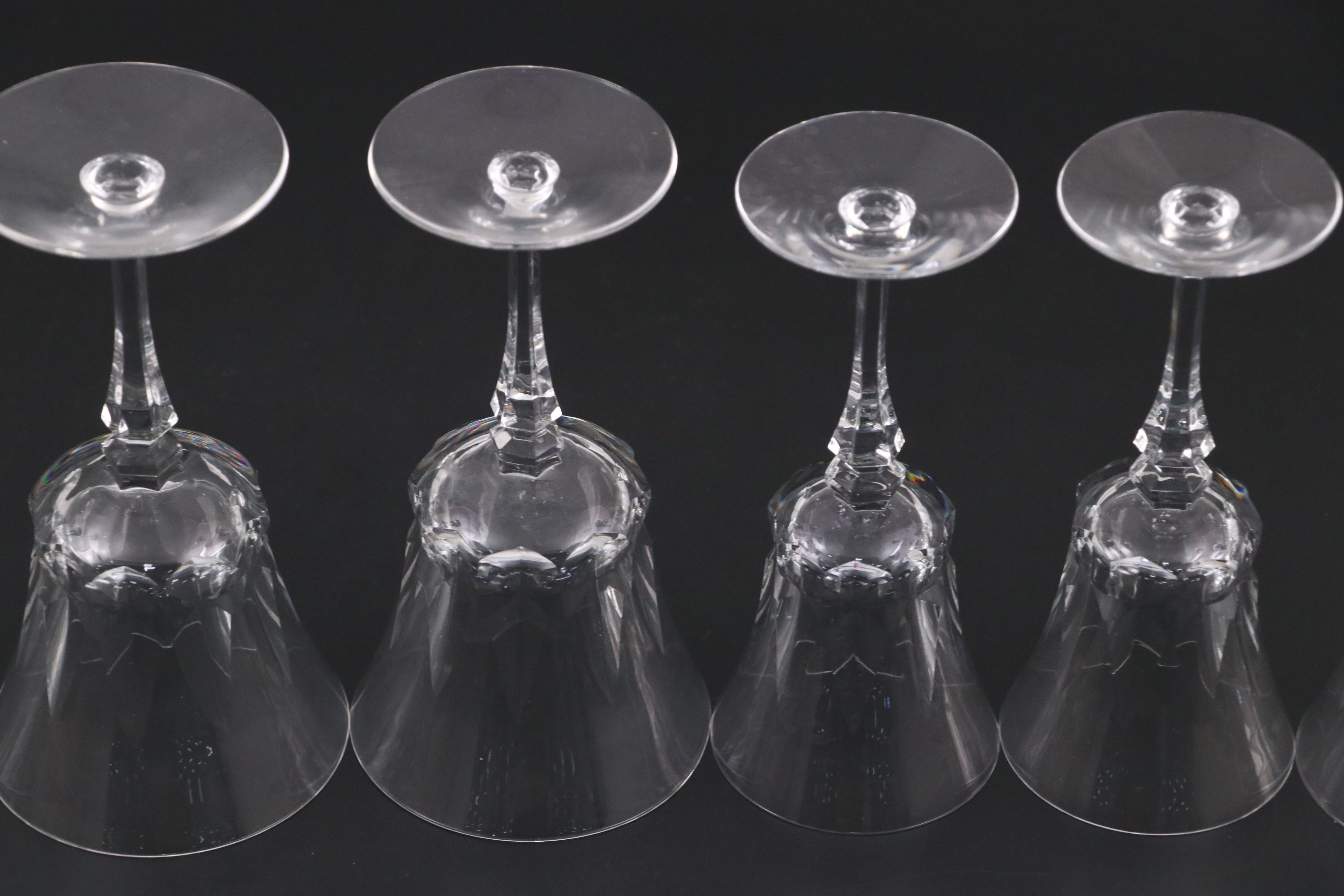 Tiffin-Franciscan "Marquis" Glass Stemware, Mid to Late 20th Century