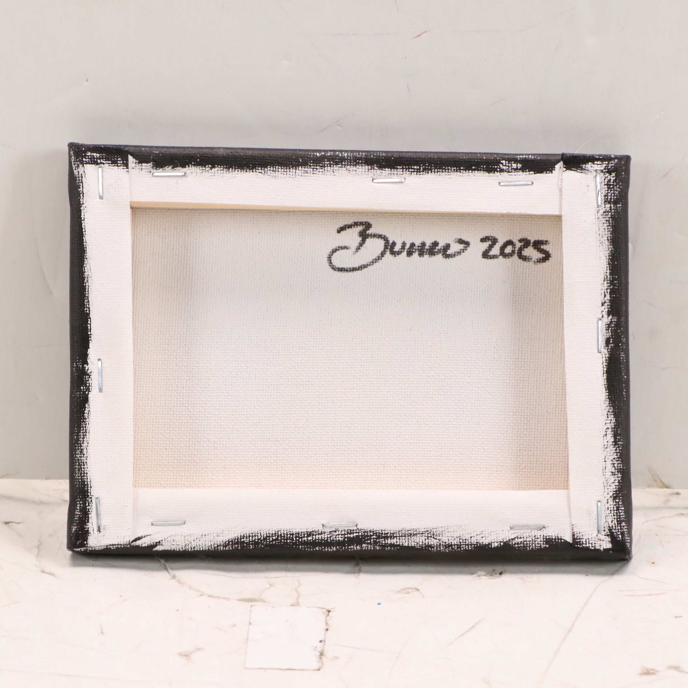 Doug "Bumo" Johnpeer Acrylic Painting of Wooded Landscape, 2025