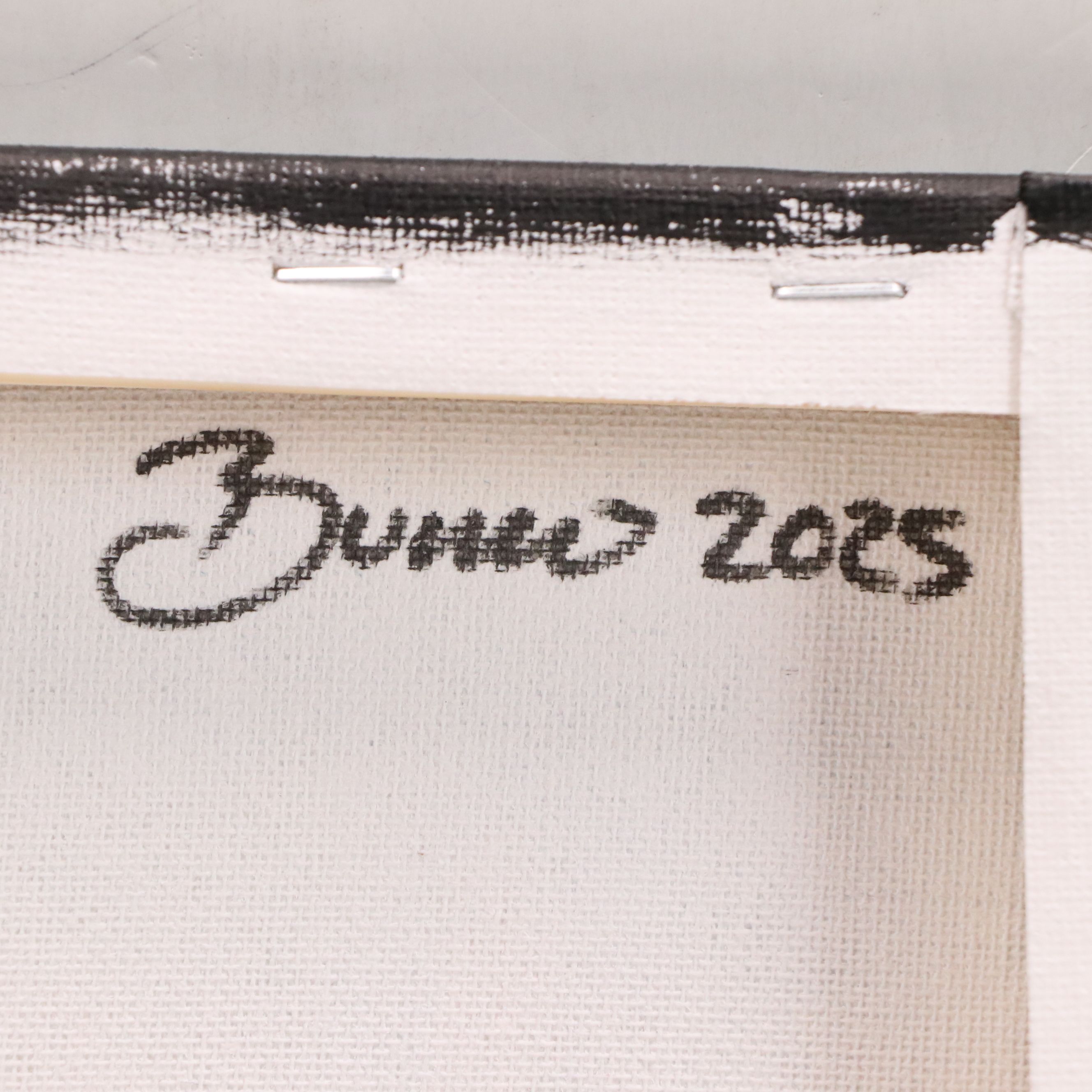 Doug "Bumo" Johnpeer Acrylic Painting of Wooded Landscape, 2025