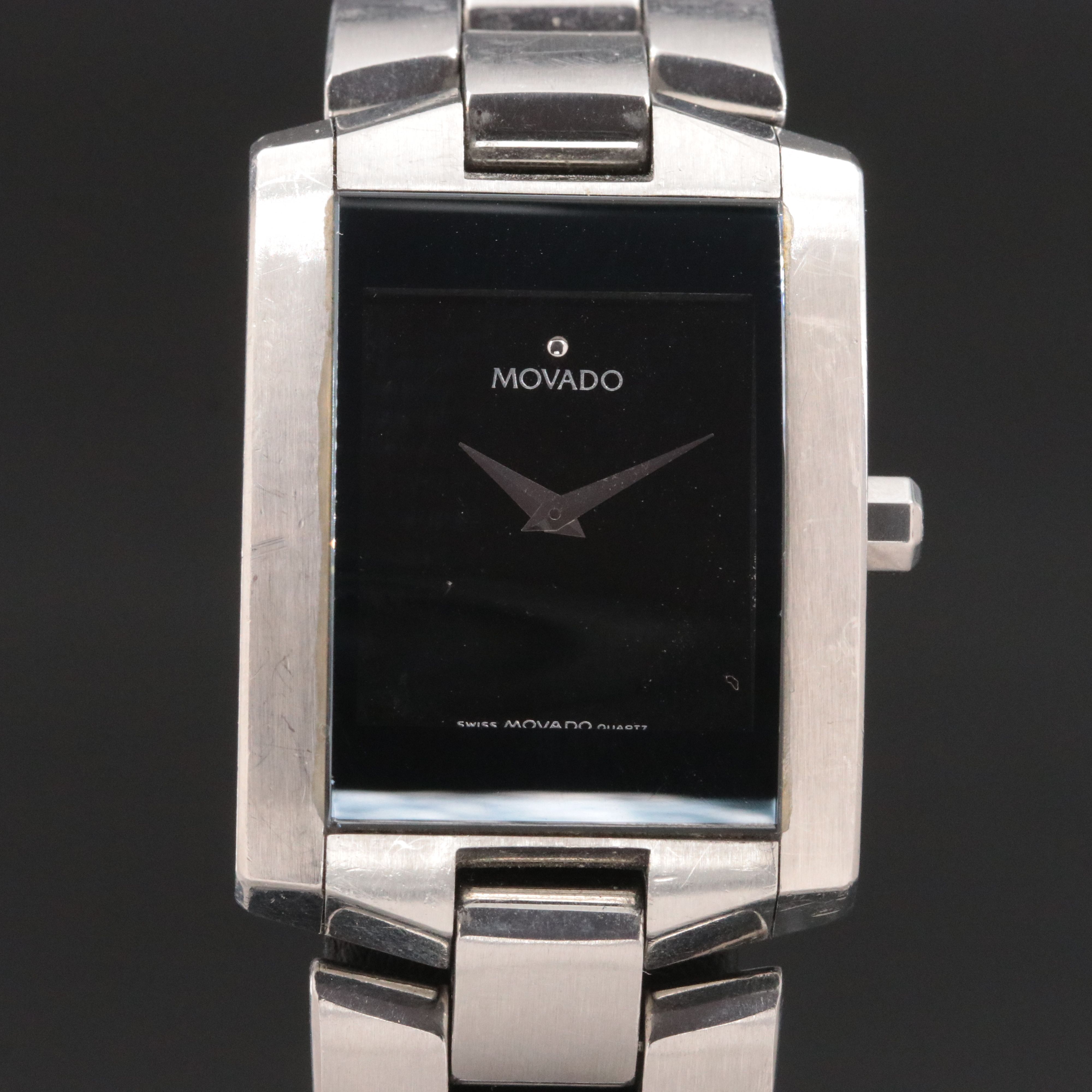 Movado Eliro Steel Watch 84.C1.455.A