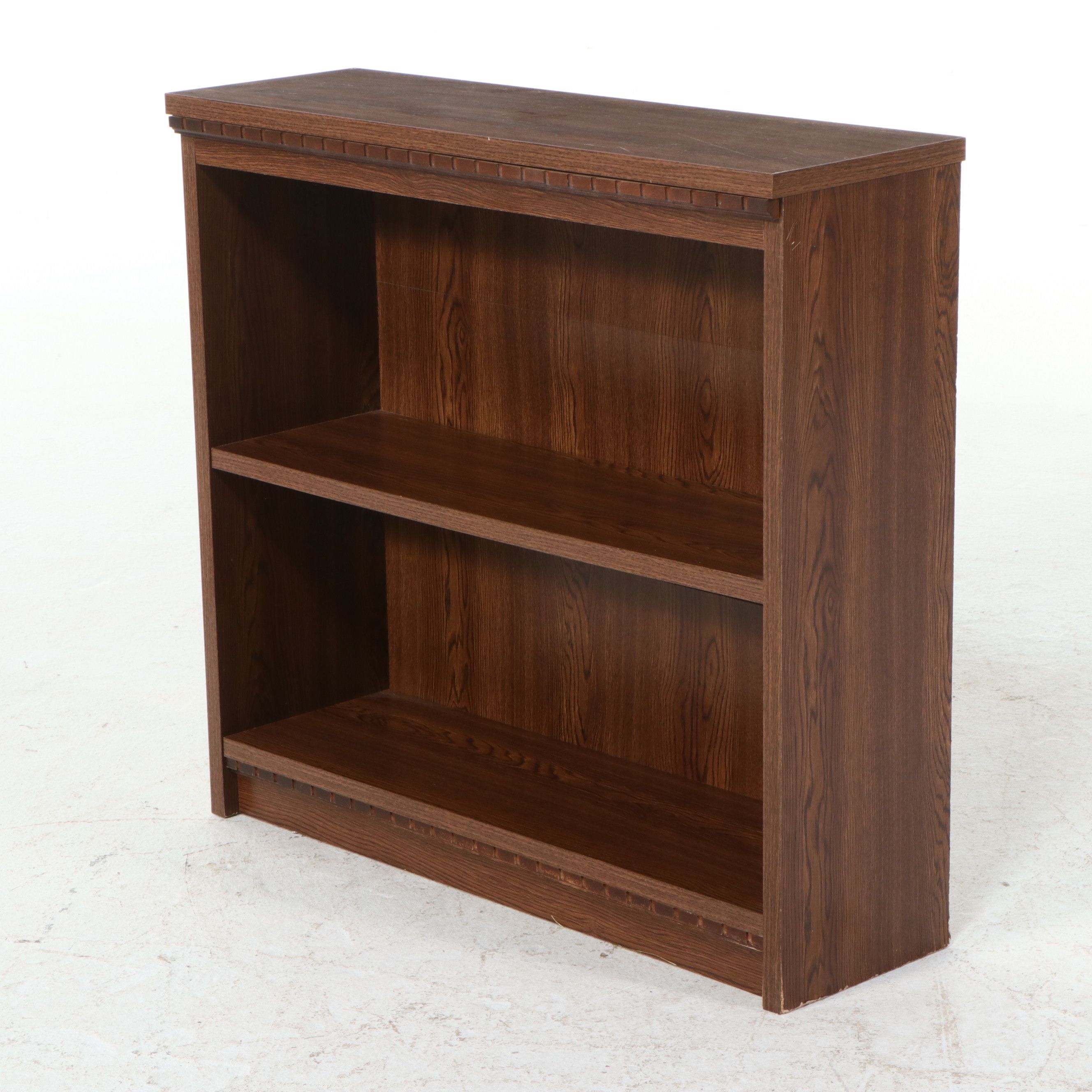 Contemporary Oak Finish Bookcase