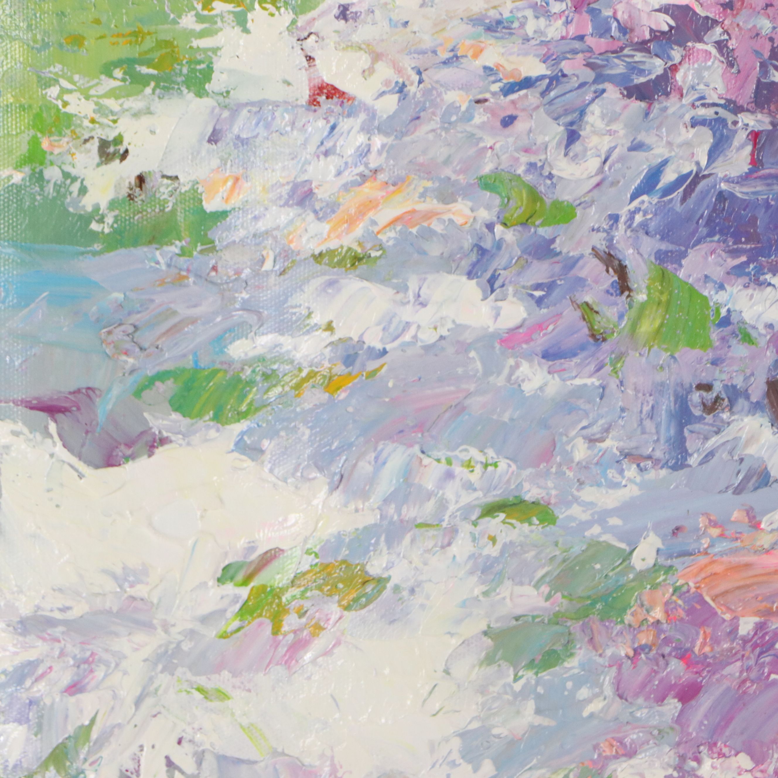 Ping Oil Painting "Blossoms for Mom," Circa 2026