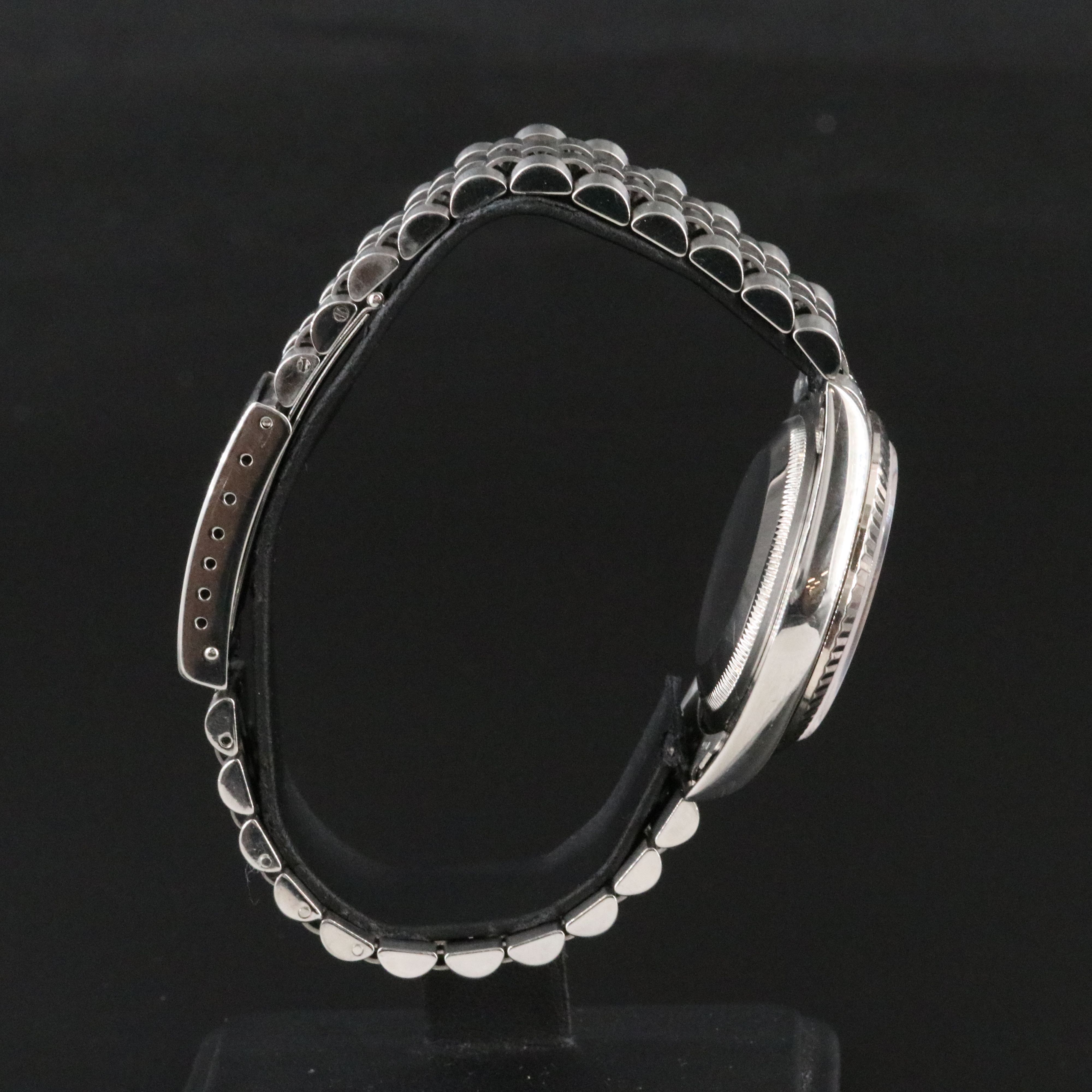 2000 Rolex Custom Diamond Pink Dial Datejust Watch Model 16234