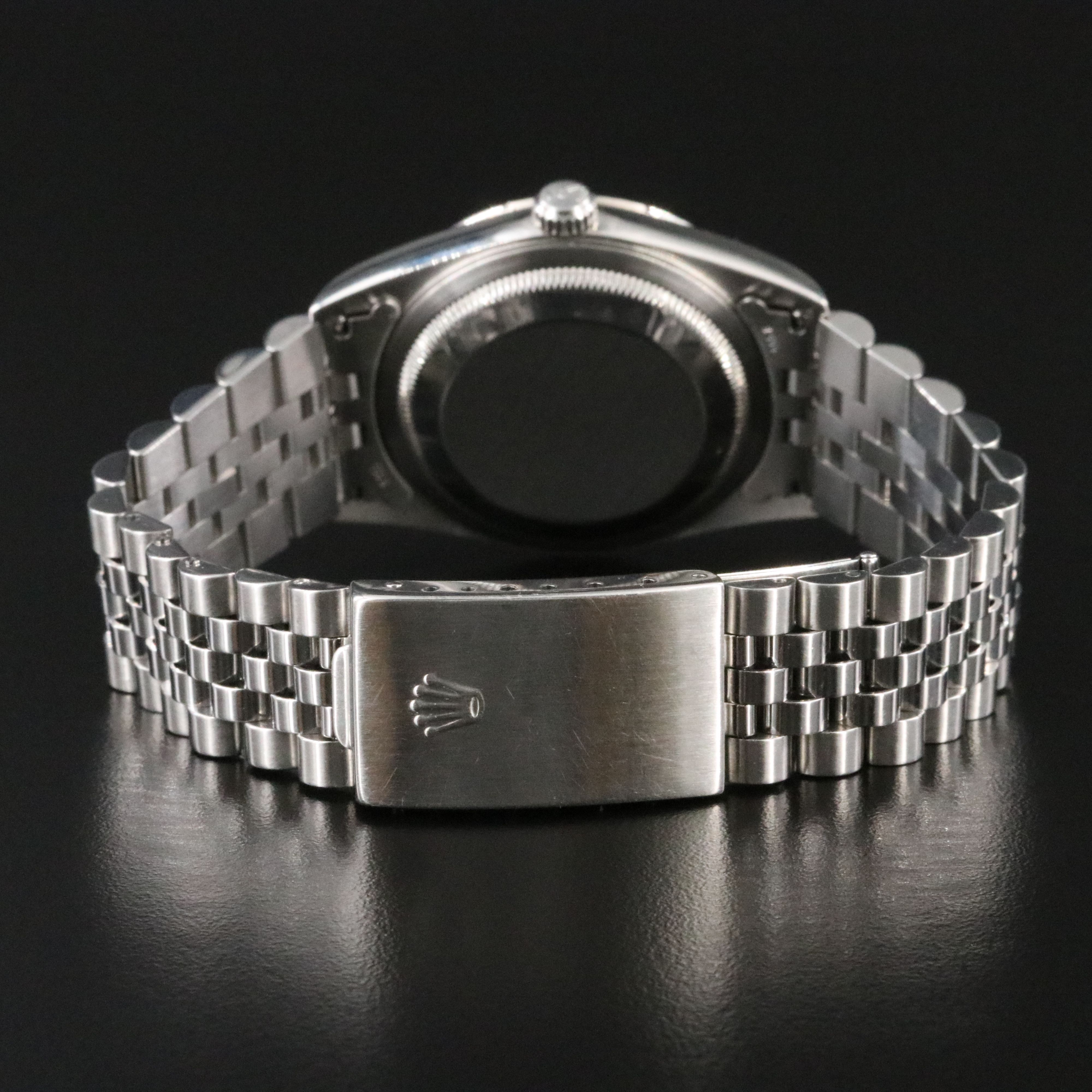 2000 Rolex Custom Diamond Pink Dial Datejust Watch Model 16234