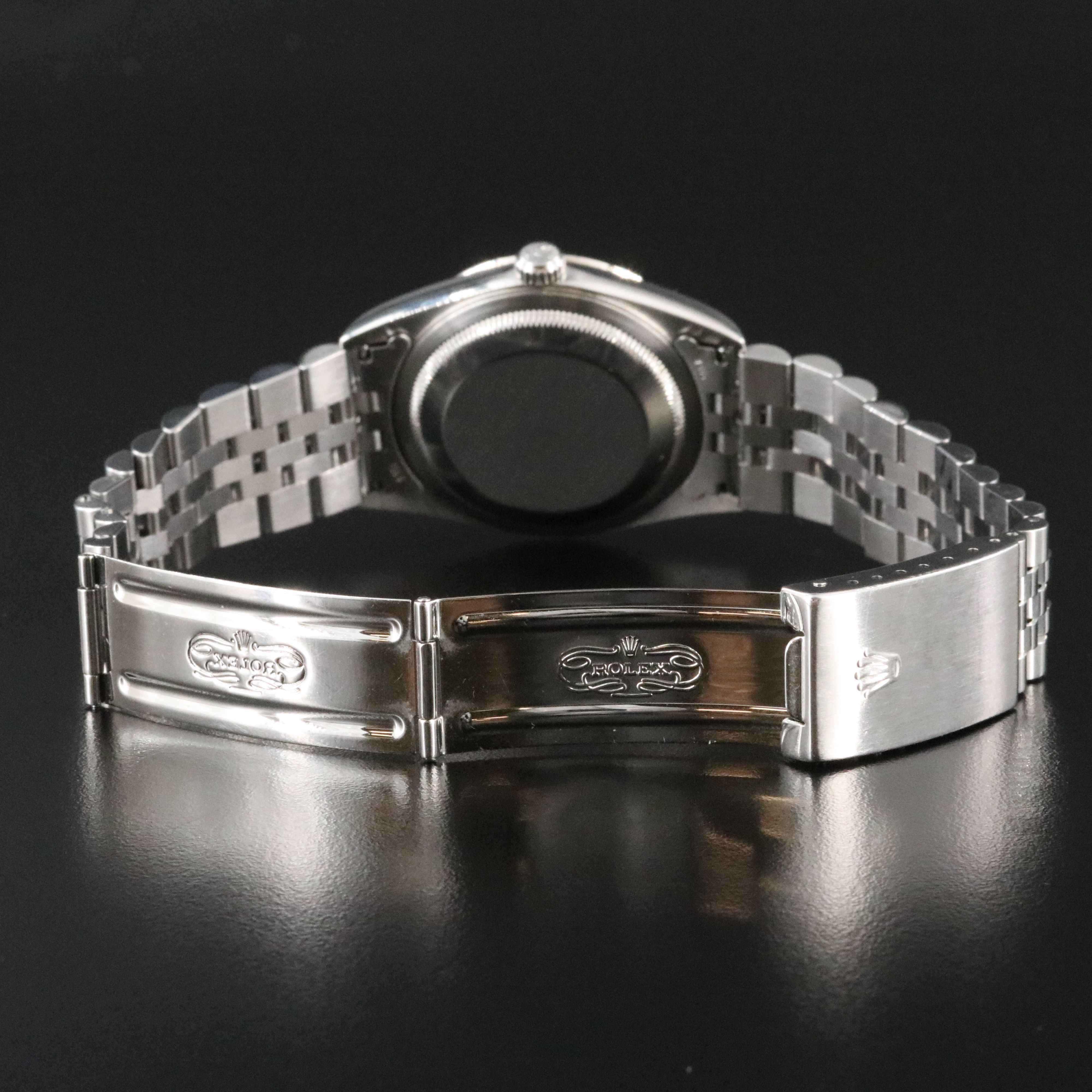 2000 Rolex Custom Diamond Pink Dial Datejust Watch Model 16234