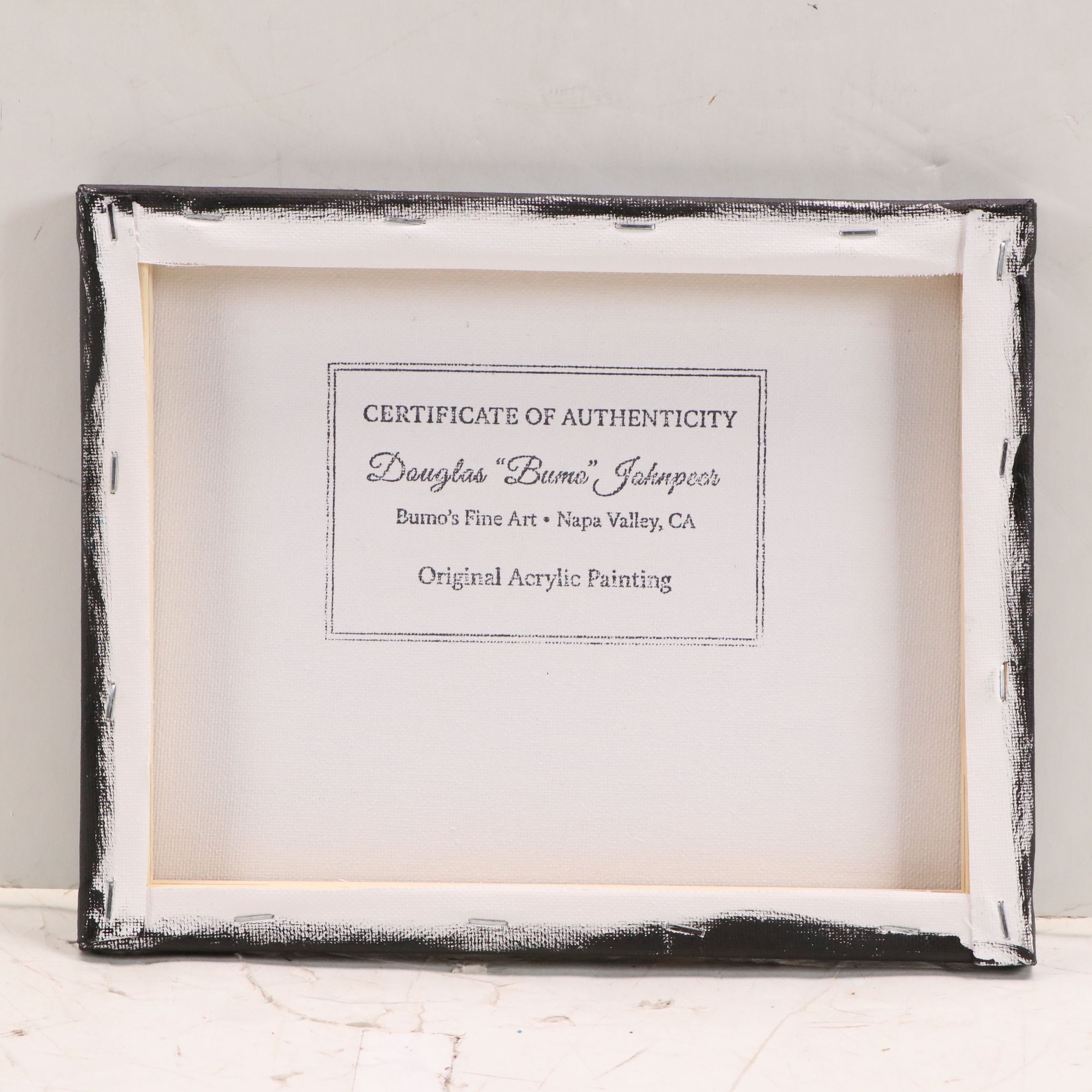 Doug "Bumo" Johnpeer Acrylic Painting of Sunset Landscape, 21st Century