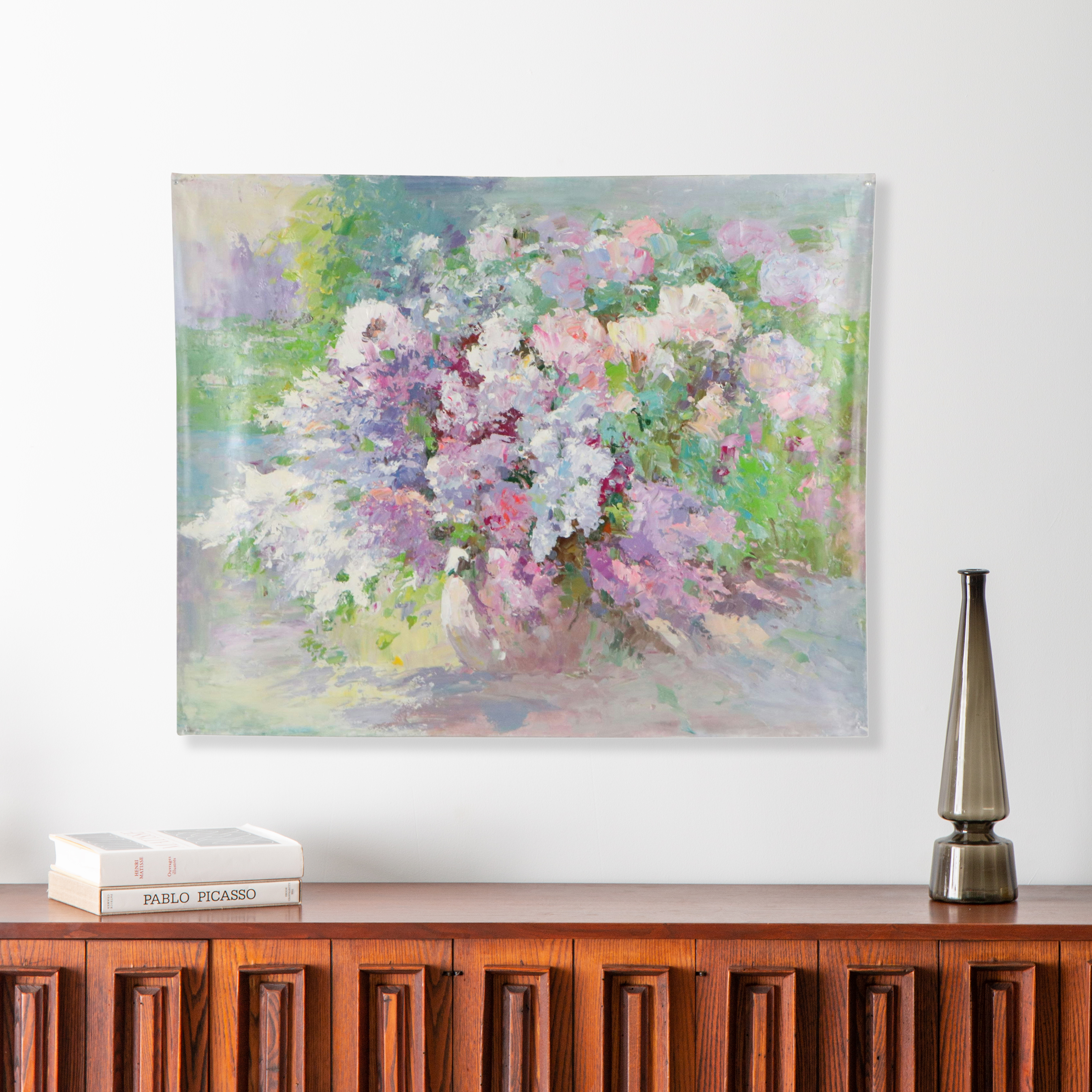 Ping Oil Painting "Blossoms for Mom," Circa 2026