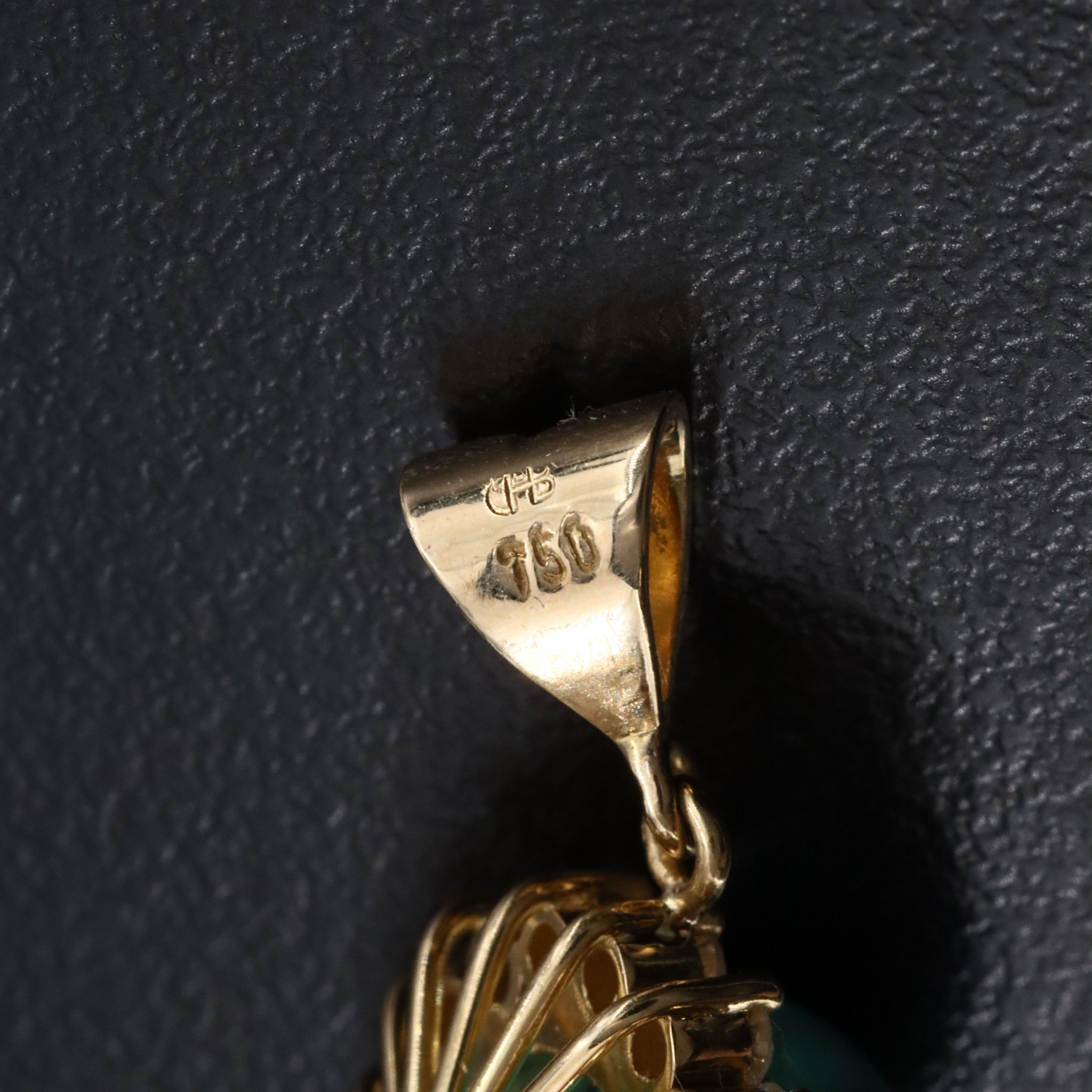 18K Turquoise and Diamond Pendant