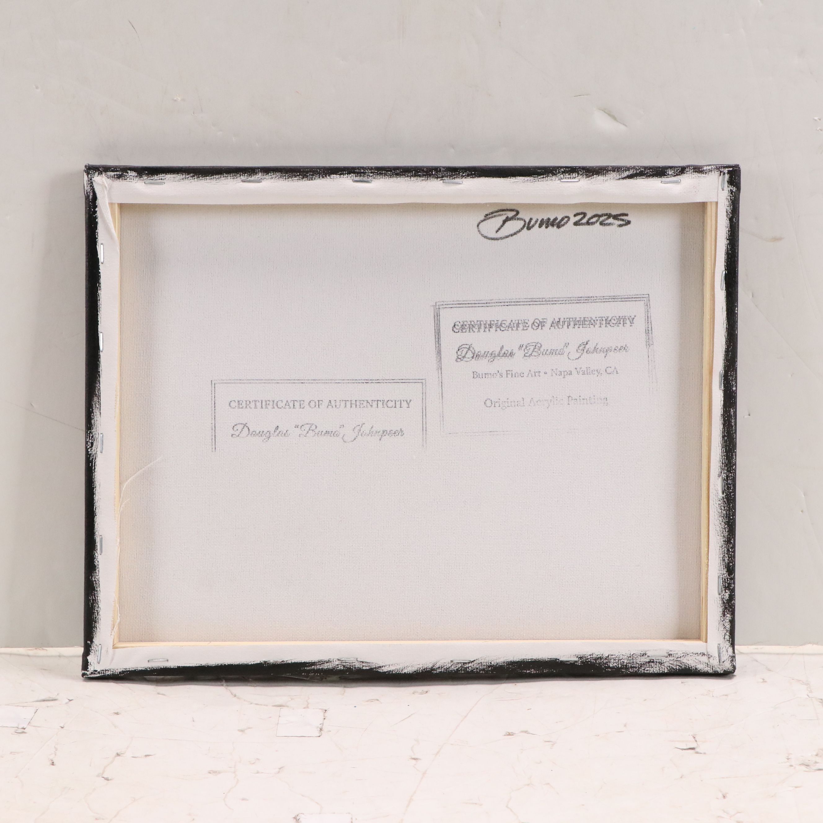 Doug "Bumo" Johnpeer Acrylic Painting of Sunset Landscape, 2025